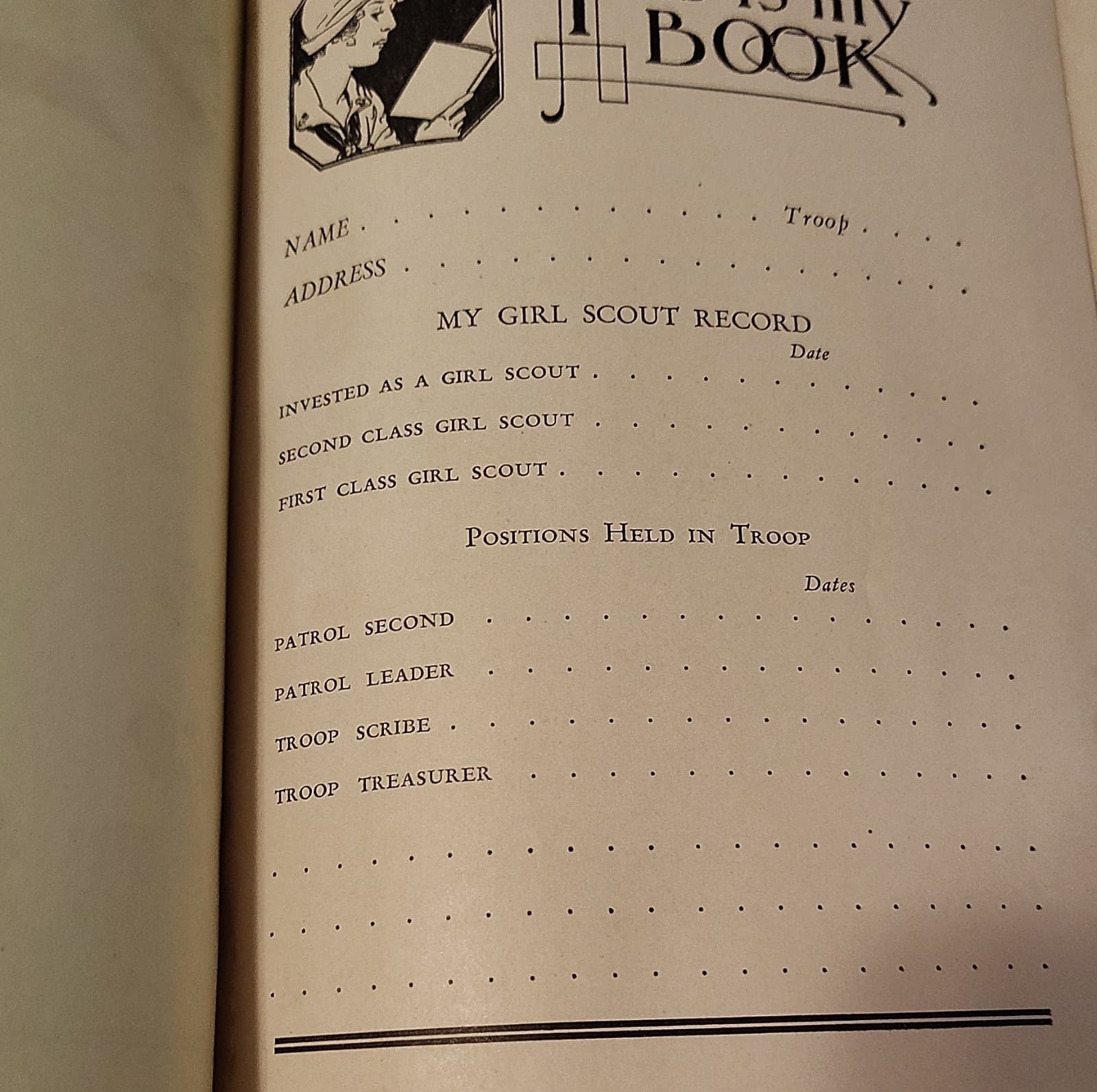 Vintage Girl Scouts & Girl Guides Handbook 1933 First Impression New Edition - Thumbnail 8