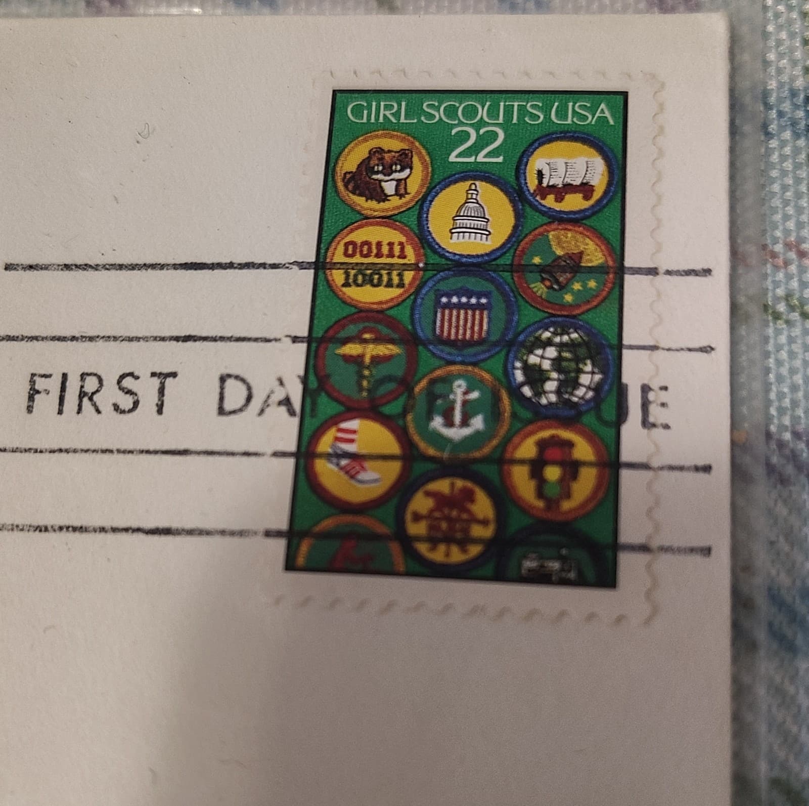 Artcraft Girl Scouts 75th Anniversary 22¢ First Day Cover 1987 Multicolor USA - Thumbnail 4