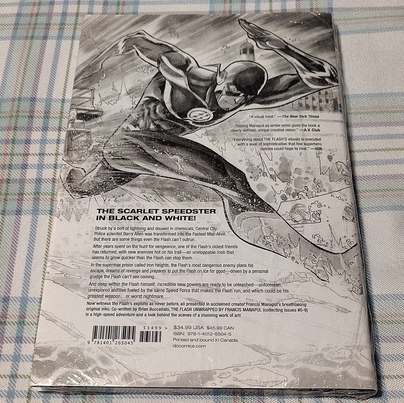 NEW The Flash Unwrapped by Francis Manapul, Hardcover, DC Comics, Illustrated - Thumbnail 4