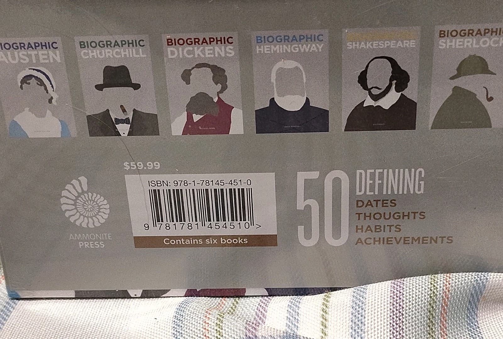 NIP Biographic Literary Box Set, Ammonite Press, Austen, Dickens, Shakespeare - Thumbnail 5