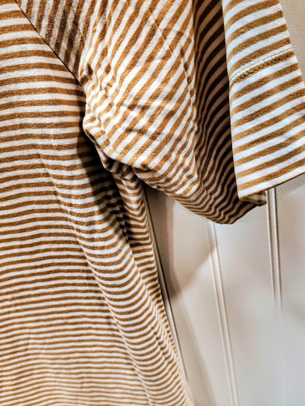 Chico's Scoop Round Neck Striped Women's Shirt 3XL - Thumbnail 4