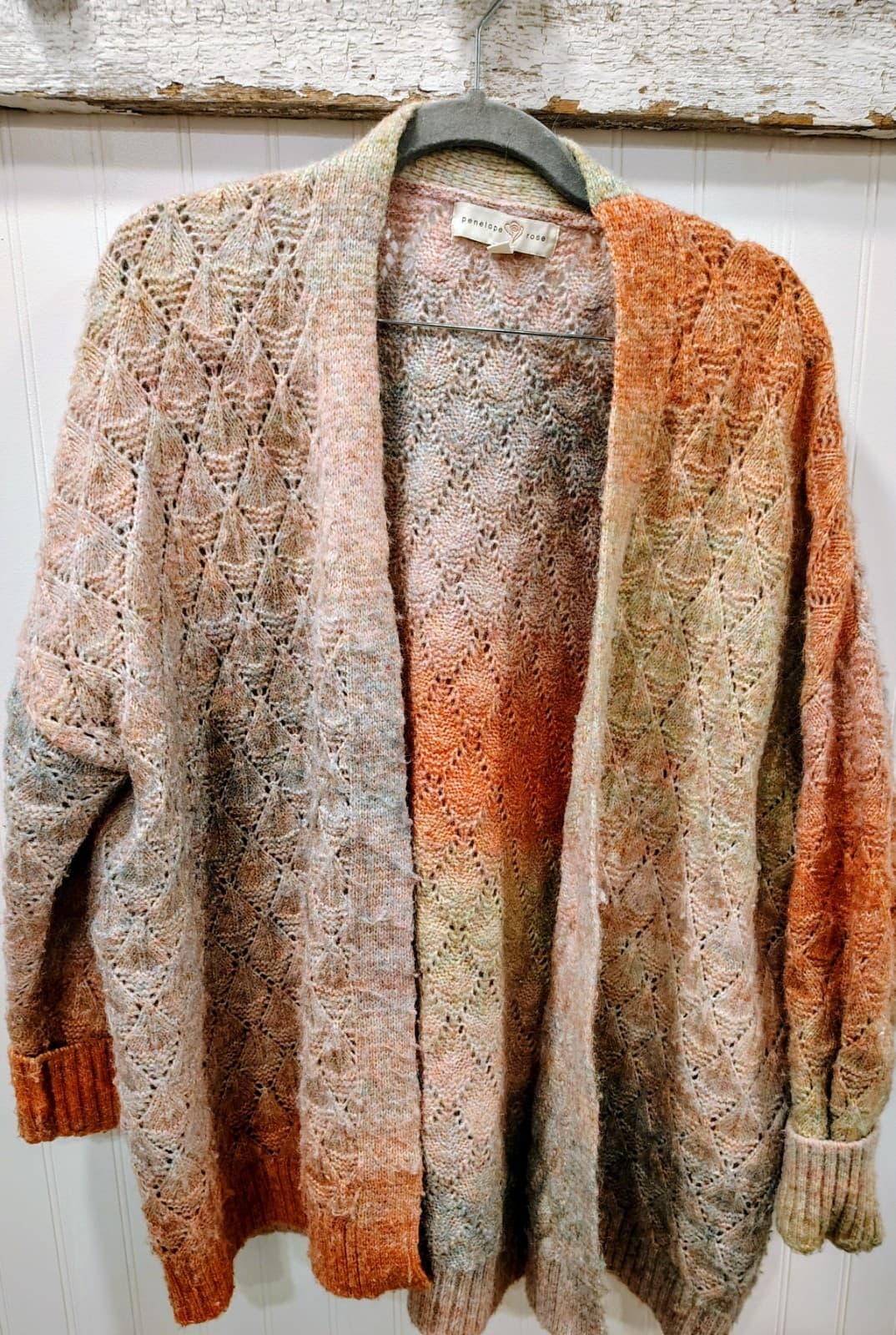 Penelope Rose Sweater Cardigan, Size 1X
