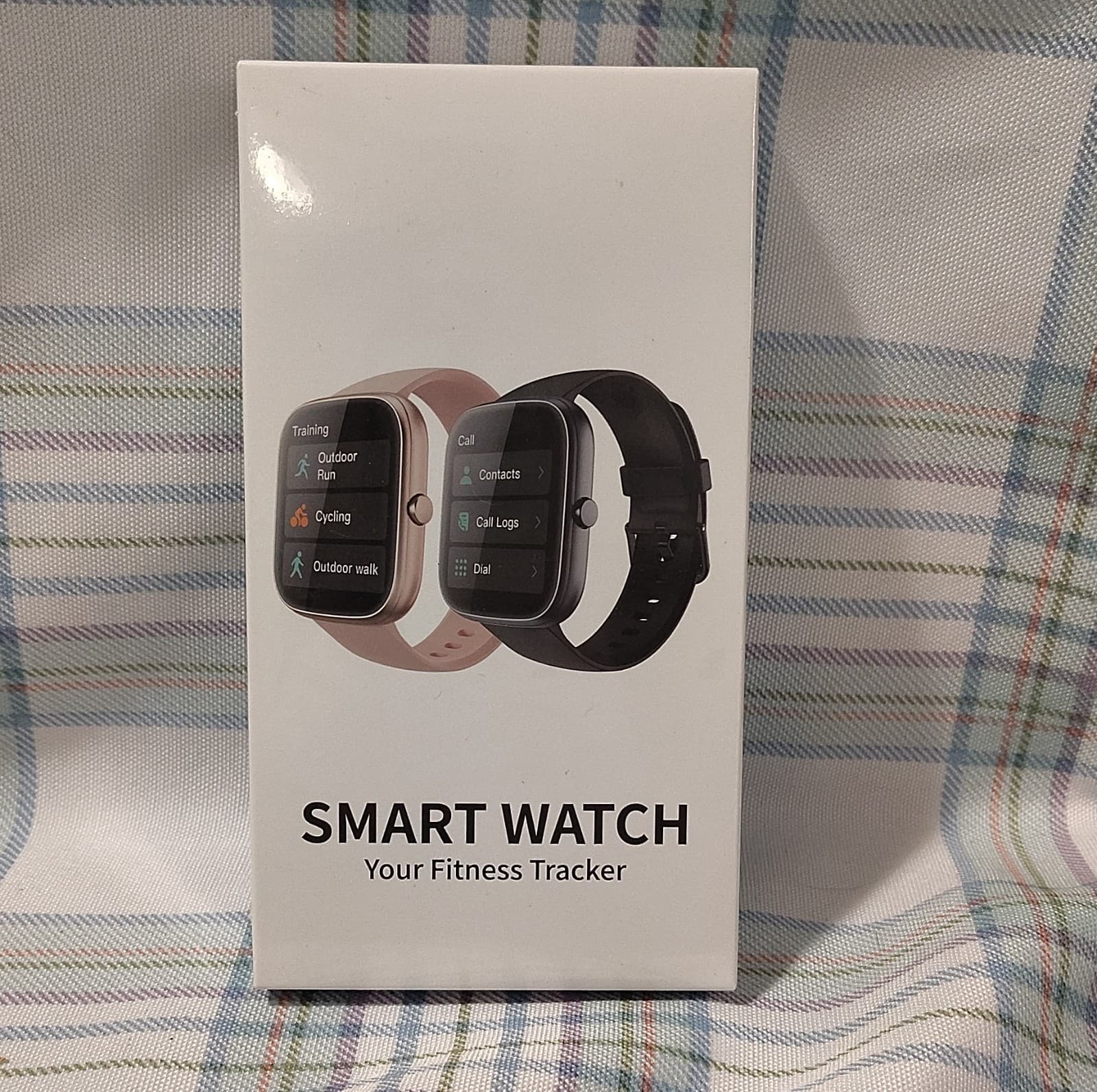 Smart Bracelet 1.91" HD Touch Screen Fitness Tracker Bluetooth Call Beige Band - Thumbnail 10