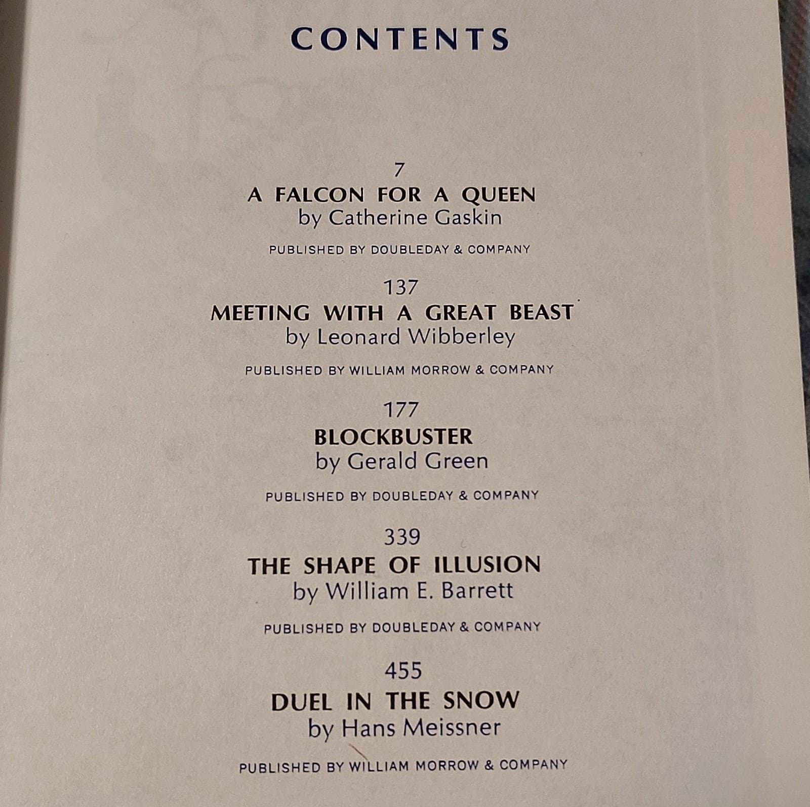 Reader's Digest Condensed Books, Hardcover 1972, 1st Ed, Vintage, Gaskin/Green - Thumbnail 8