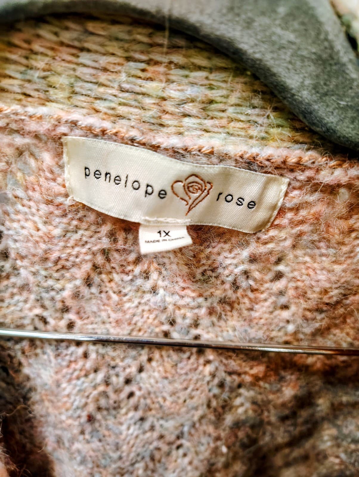 Penelope Rose Sweater Cardigan, Size 1X - Thumbnail 4