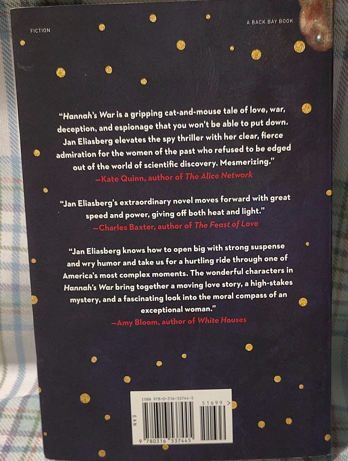 Hannah's War by Jan Eliasberg, Trade Paperback 2020, Espionage/War Fiction - Thumbnail 3