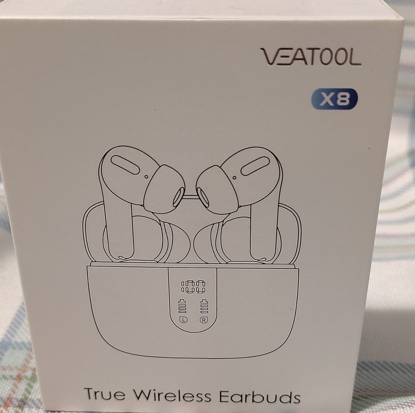 Bluetooth 5.4 In-Ear Earbuds 1100 Series Wireless Charge Dual Display Touch IP7 - Thumbnail 2