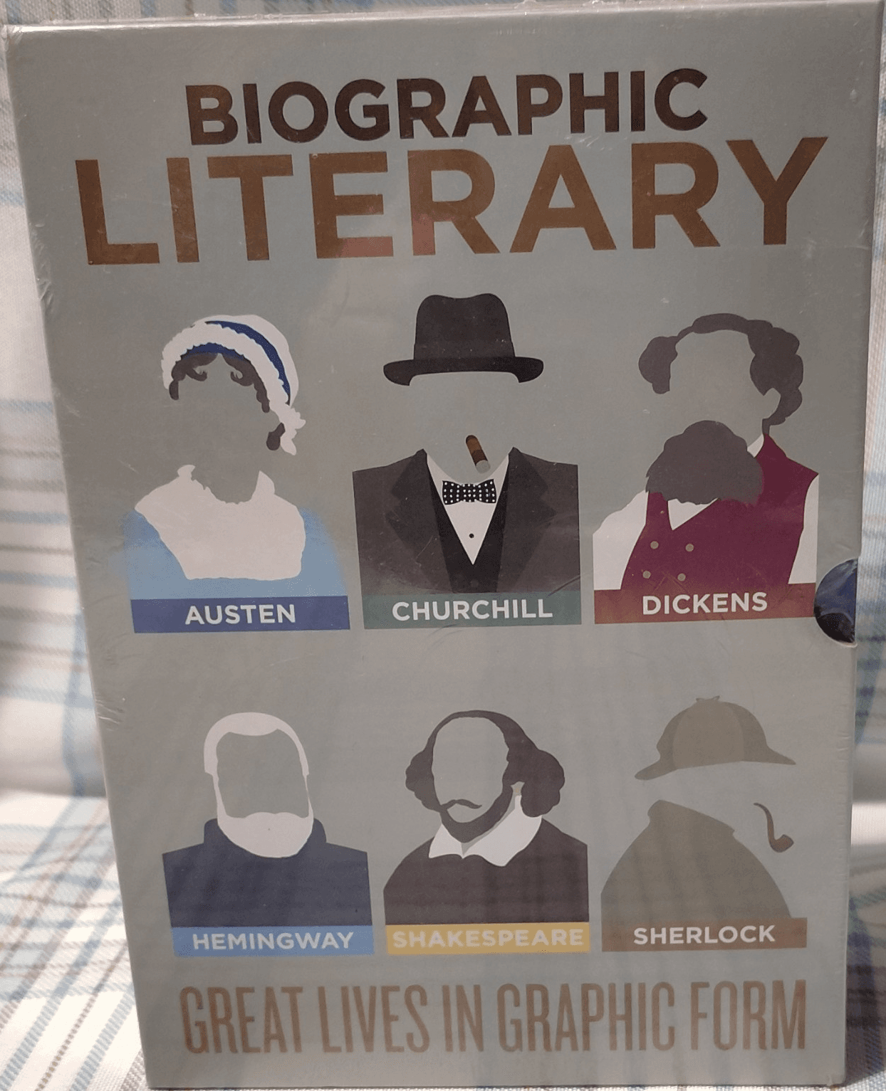 NIP Biographic Literary Box Set, Ammonite Press, Austen, Dickens, Shakespeare