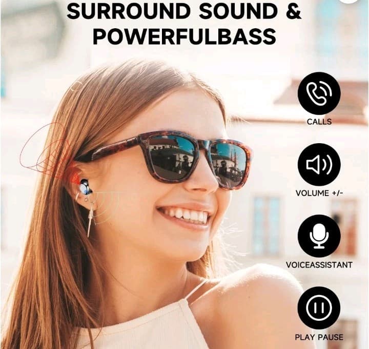 S29 Bluetooth Wireless Earbuds, Noise Cancellation, Waterproof, Charging Case - Thumbnail 7