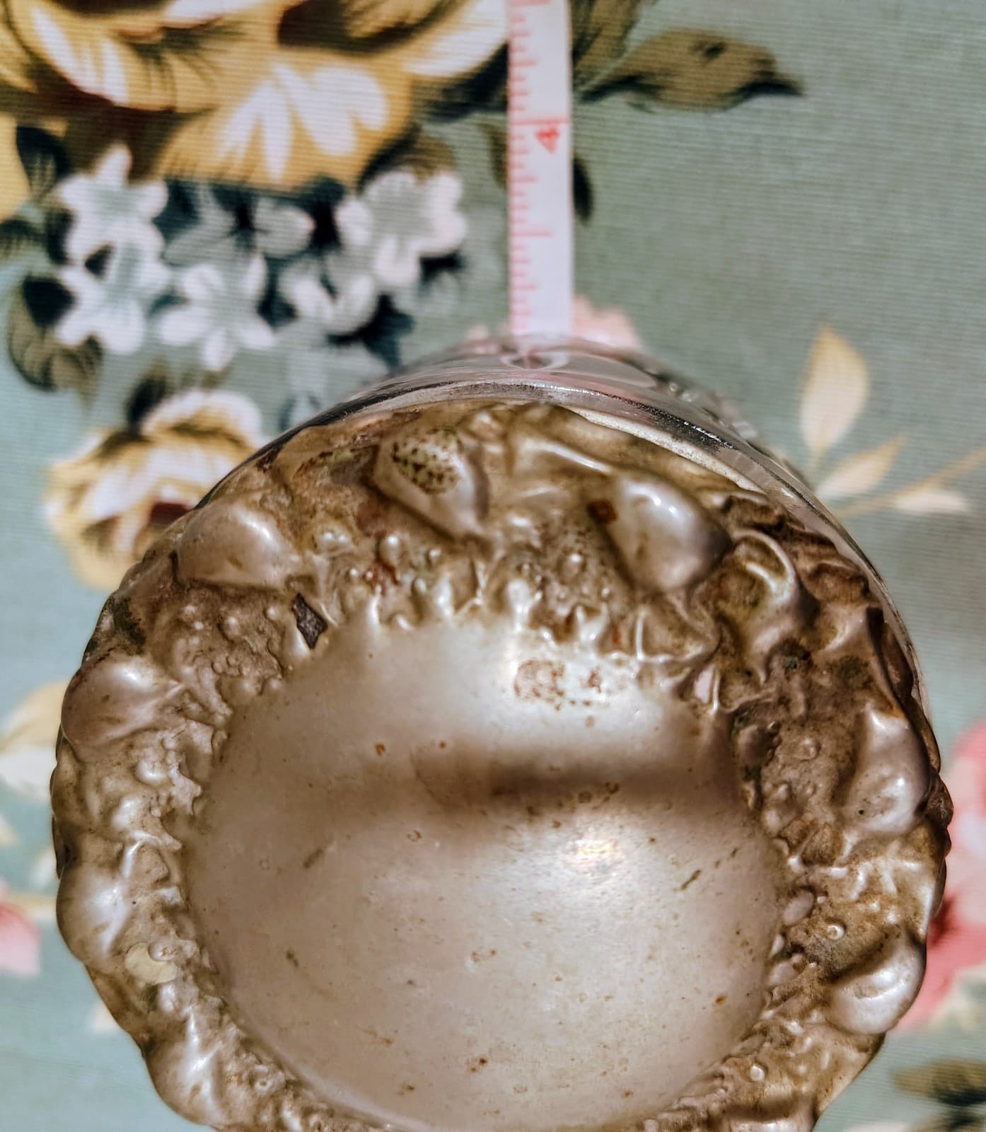 Antique 1880-1890 Ornate Cut Glass Jar With Silver Lid - Thumbnail 8
