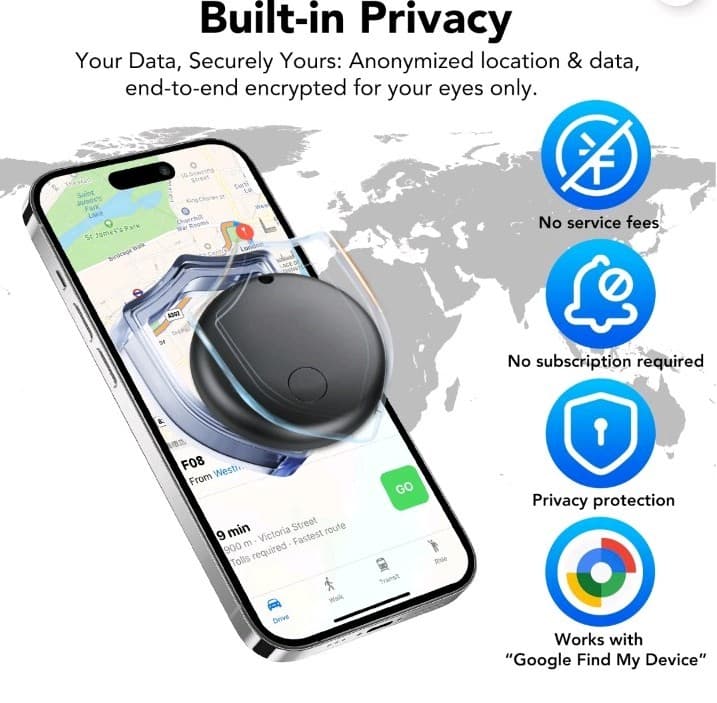 NIB, pack of 4, Bluetooth Tracker, IP68 Waterproof, 1 Year Battery, Android - Thumbnail 14