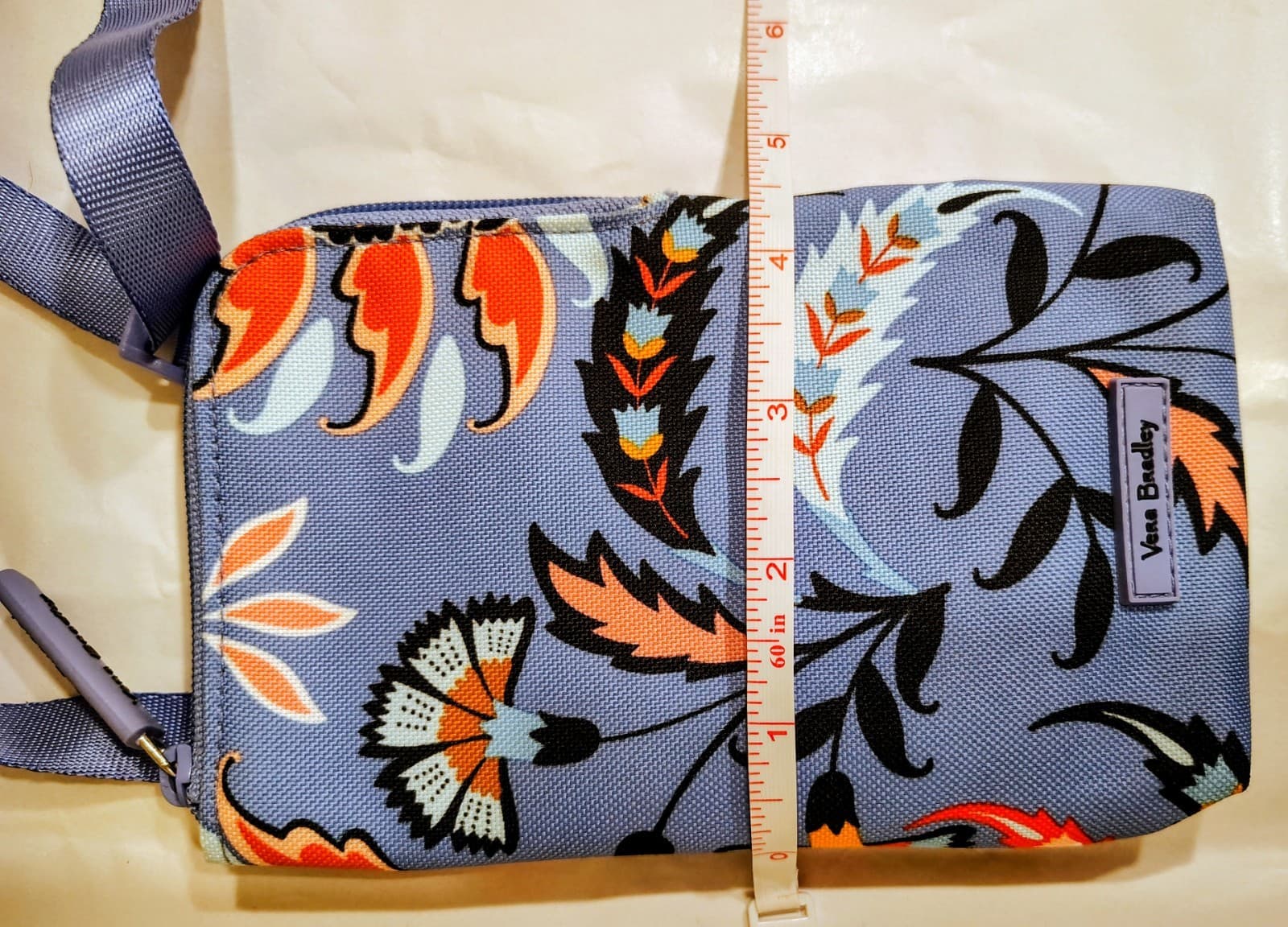 Vera Bradley RFID Mini Cellphone Crossbody Adjustable Strap NWOT - Thumbnail 8