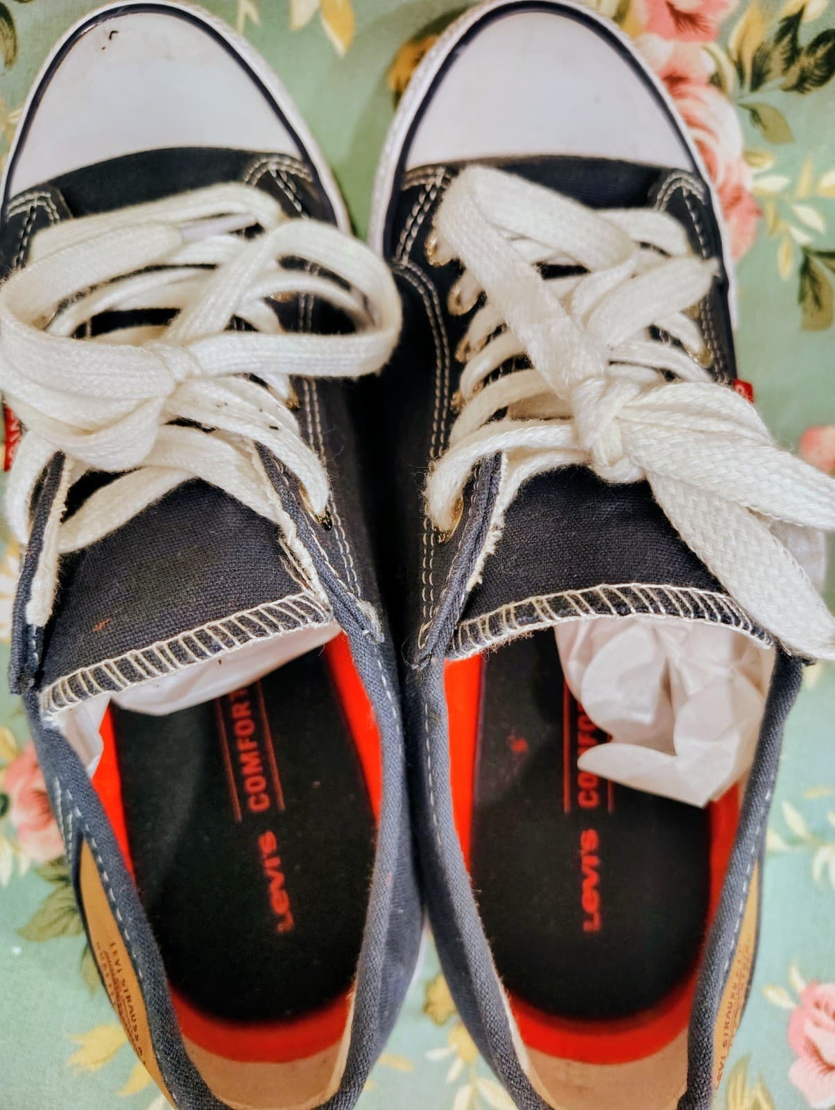 Levis Comfort Women’s Stan Buck Navy Low Canvas Lace Sneaker Shoe, Size 8 - Thumbnail 9