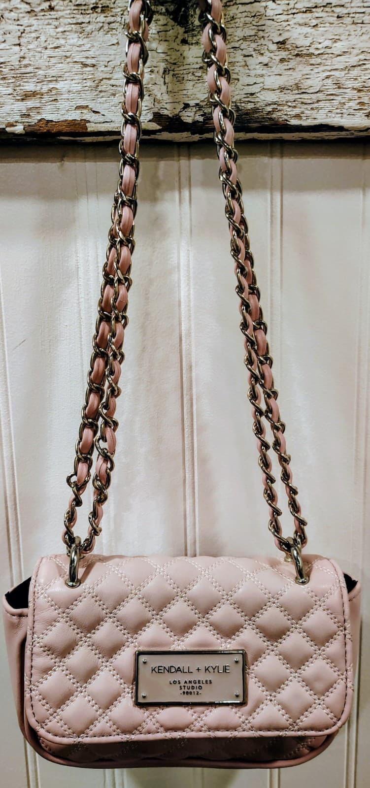 Kendall & Kylie Rose Pink Quilted Crossbody Bag With Chain - Thumbnail 8