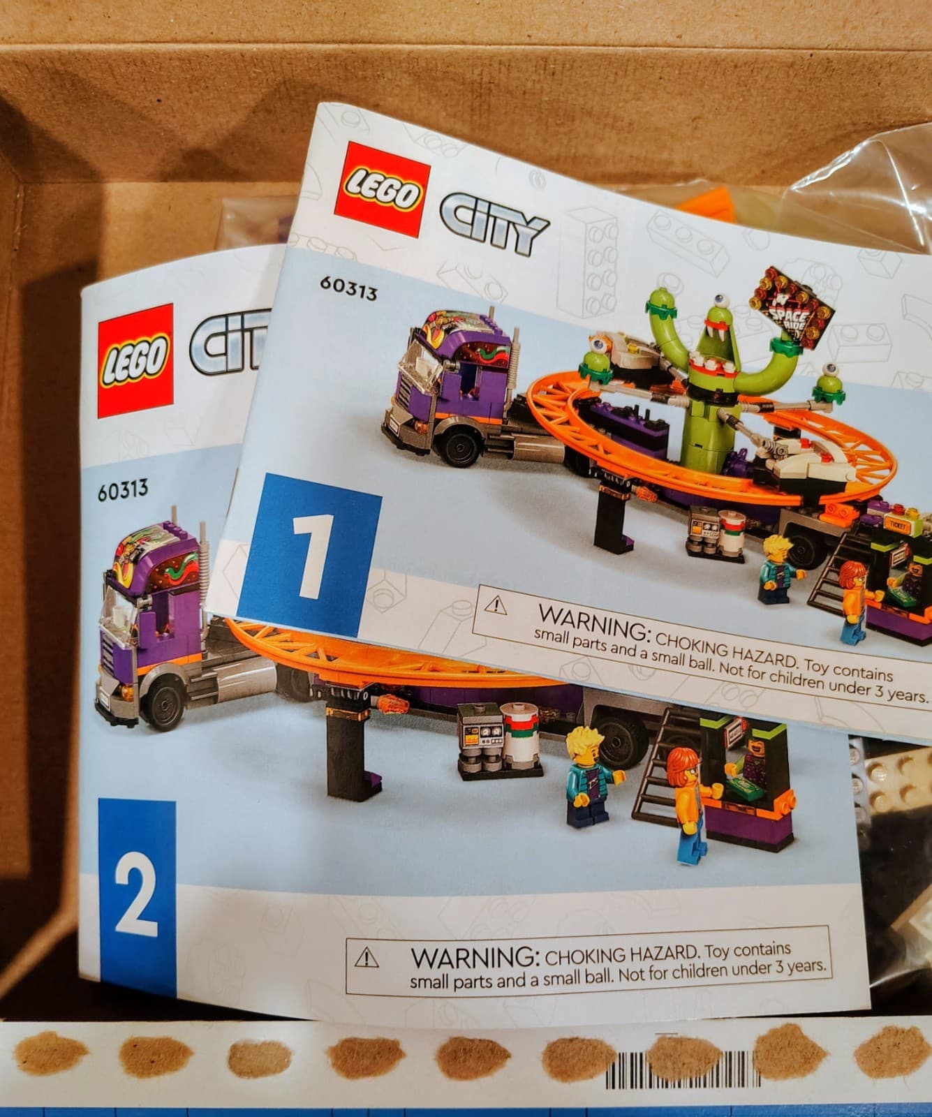 Lego Space Ride Amusement Truck 60313 Town Minifigure Building Set, Retired Set - Thumbnail 12