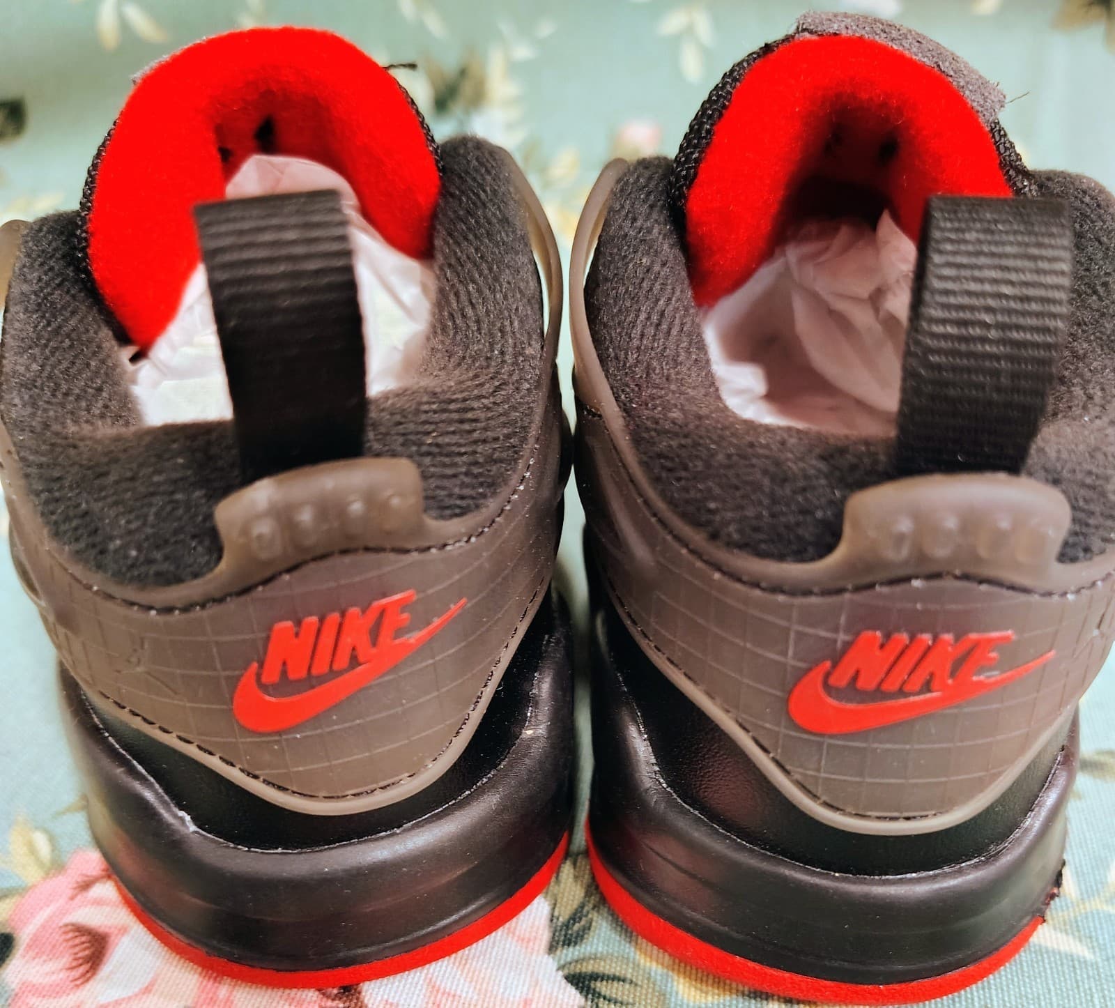 Jordan 4 RM Black Varsity Red Wolf Toddler Sneaker US 7C, MSRP $166 - Thumbnail 6