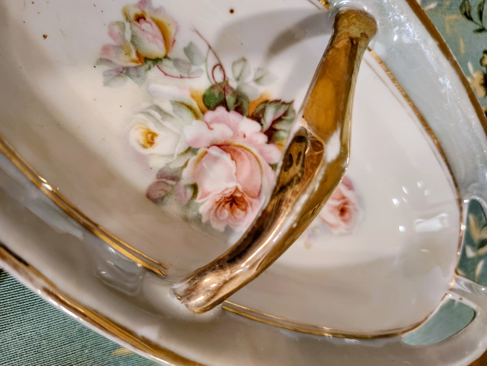Vintage Made In Germany Porcelain Trinket Dish 1900-1920's EUC - Thumbnail 2