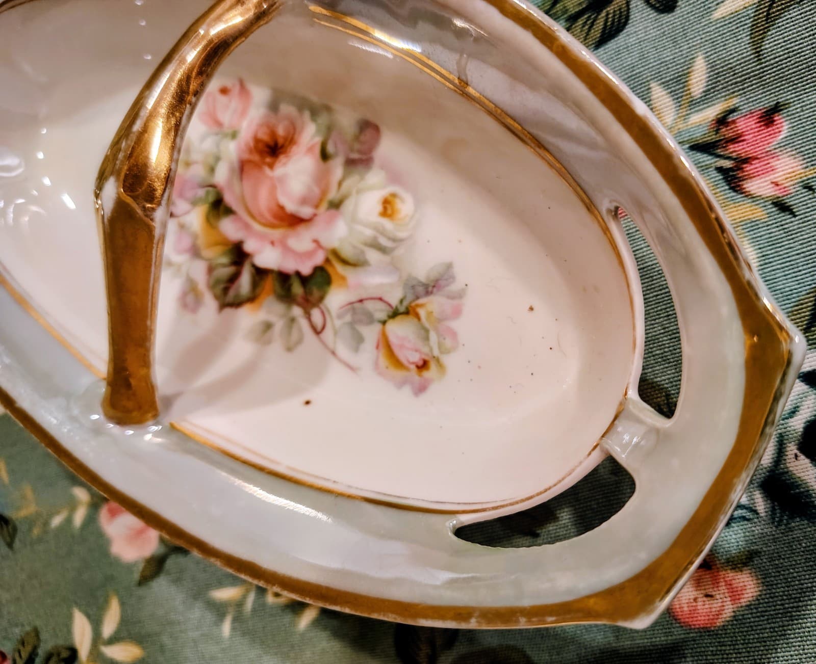 Vintage Made In Germany Porcelain Trinket Dish 1900-1920's EUC - Thumbnail 3
