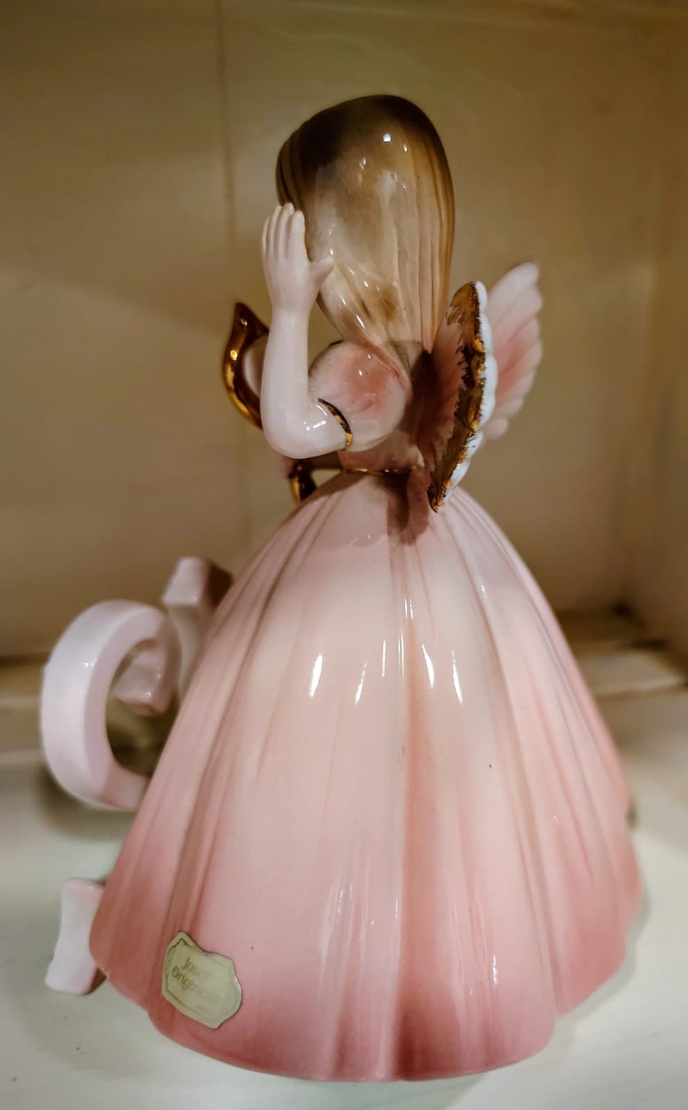 Vintage Josef Originals, Angel Girl Birthday Figurine Age 12, Porcelain EUC - Thumbnail 6