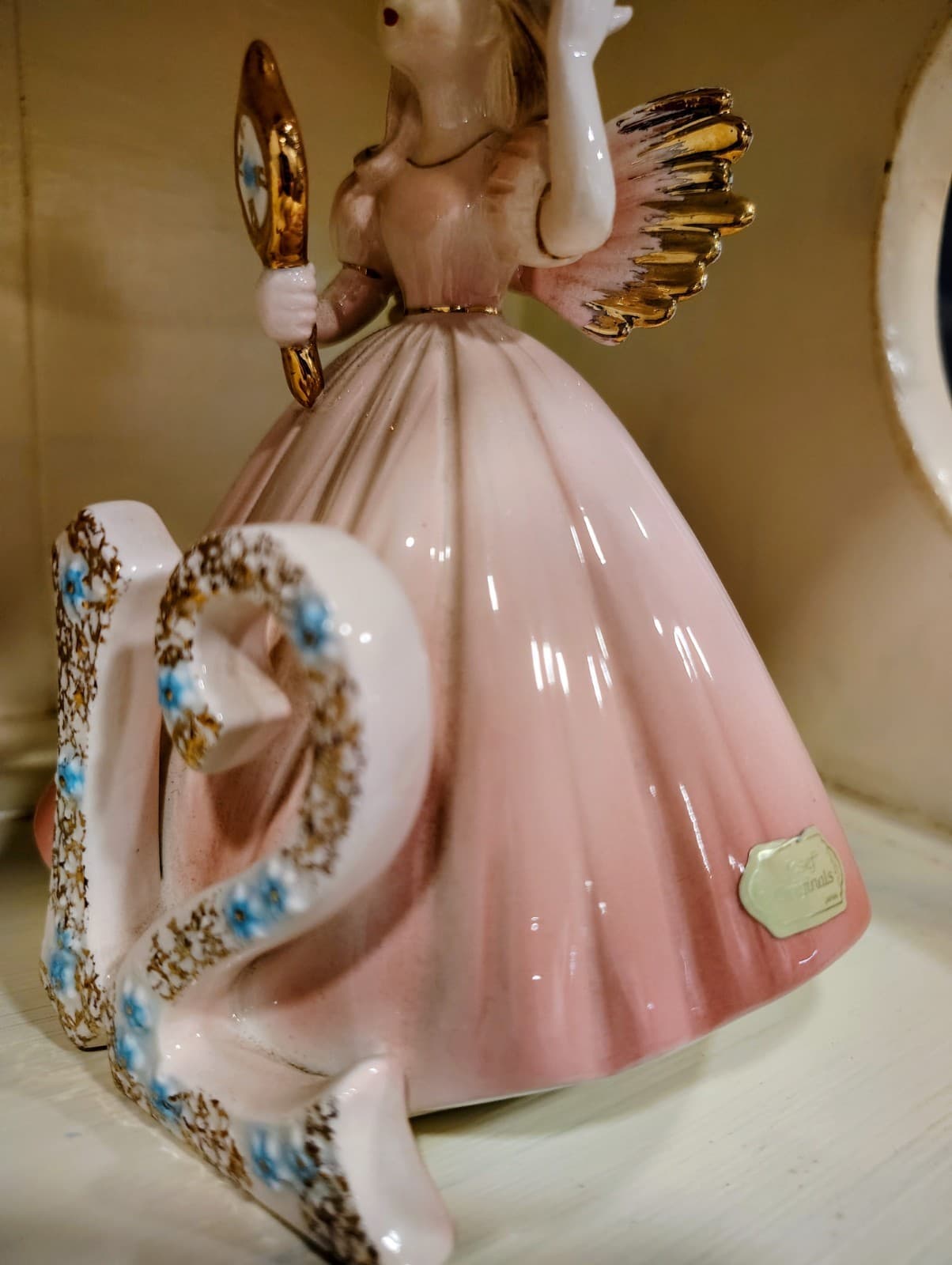 Vintage Josef Originals, Angel Girl Birthday Figurine Age 12, Porcelain EUC - Thumbnail 8