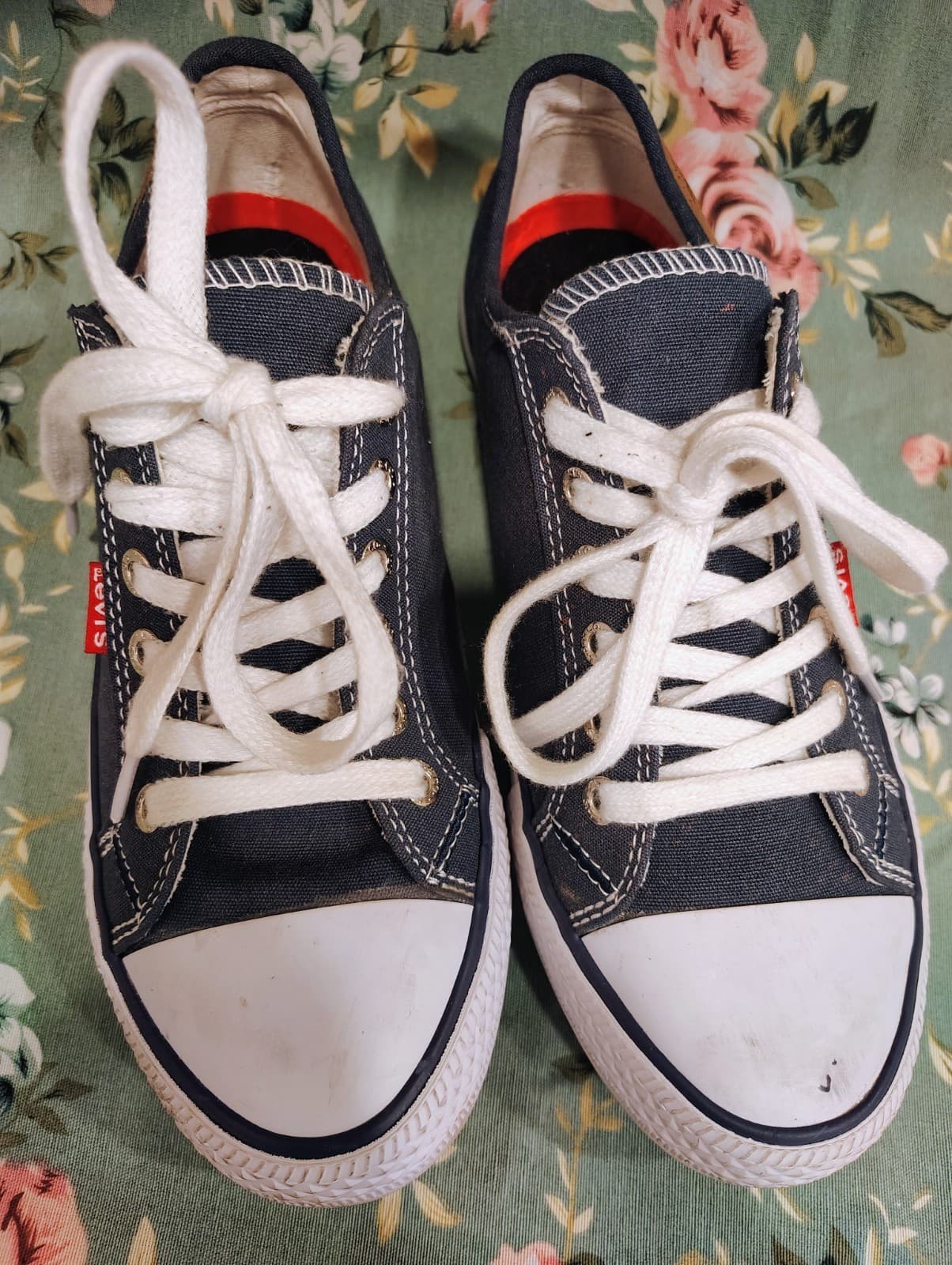 Levis Comfort Women’s Stan Buck Navy Low Canvas Lace Sneaker Shoe, Size 8 - Thumbnail 6
