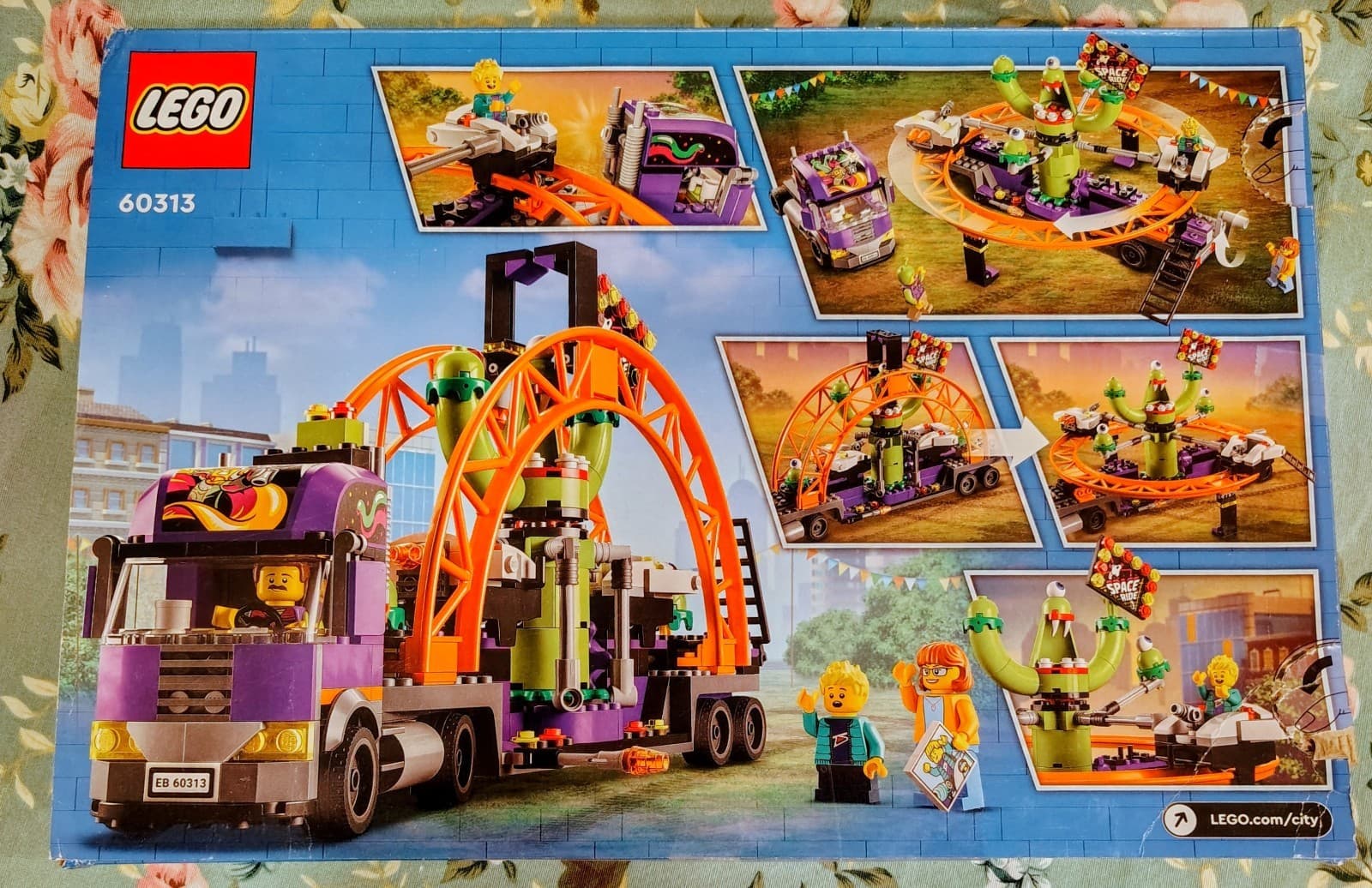 Lego Space Ride Amusement Truck 60313 Town Minifigure Building Set, Retired Set