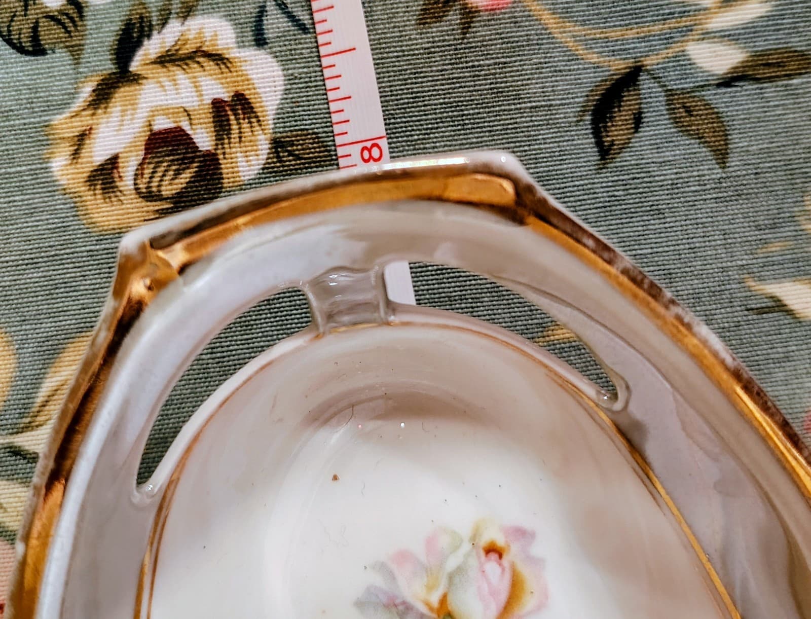 Vintage Made In Germany Porcelain Trinket Dish 1900-1920's EUC - Thumbnail 8