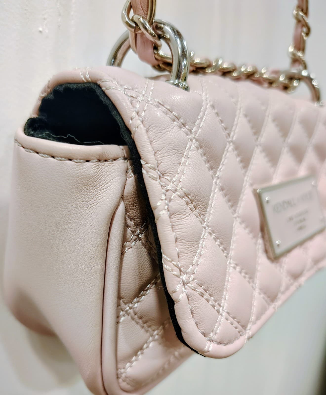 Kendall & Kylie Rose Pink Quilted Crossbody Bag With Chain - Thumbnail 7