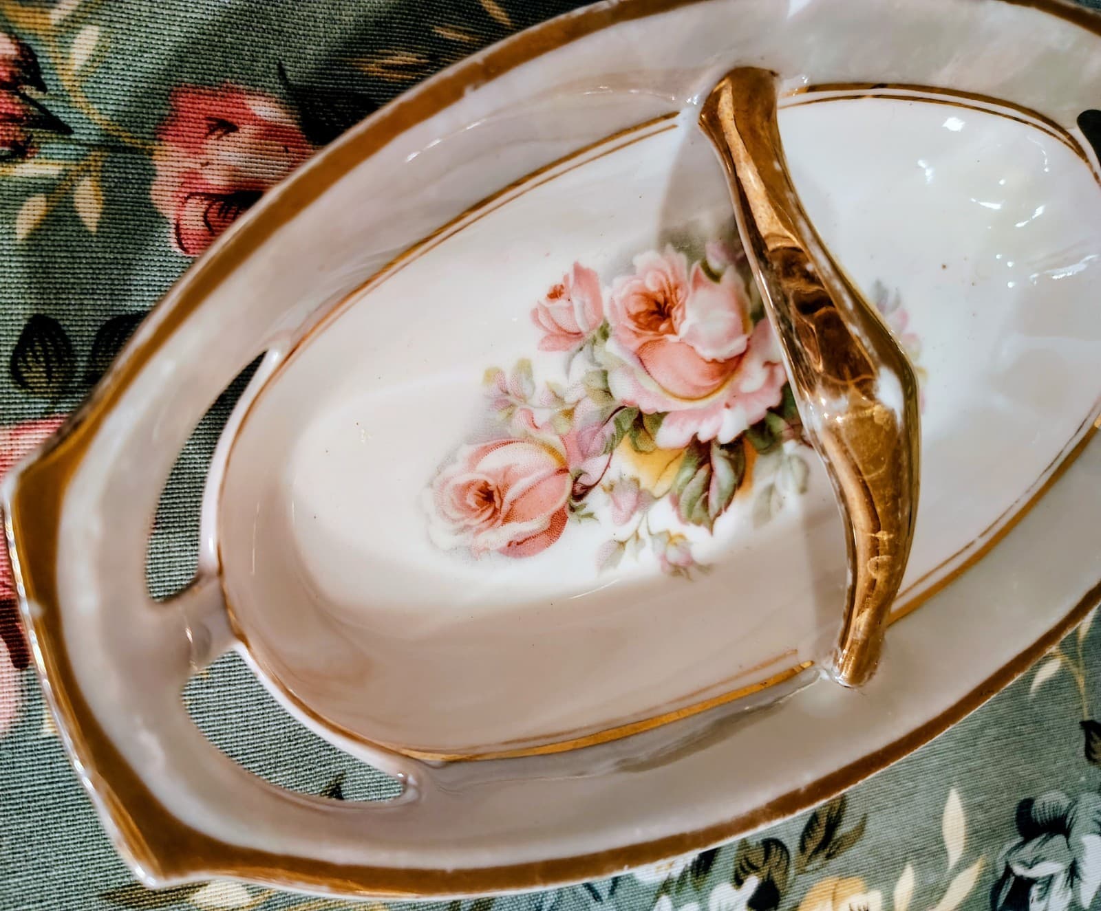 Vintage Made In Germany Porcelain Trinket Dish 1900-1920's EUC - Thumbnail 7