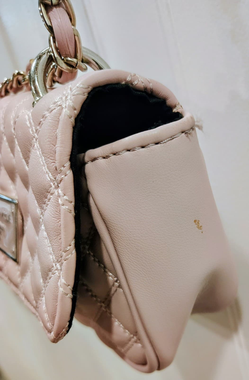 Kendall & Kylie Rose Pink Quilted Crossbody Bag With Chain - Thumbnail 5