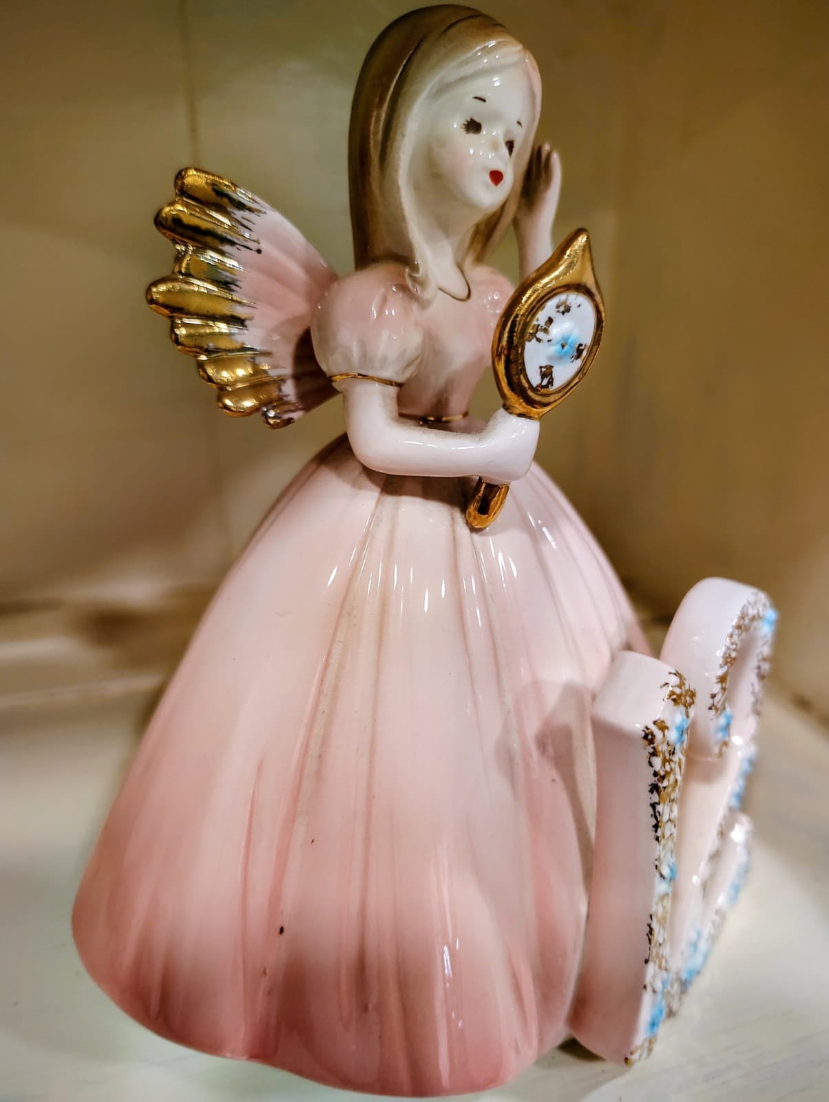 Vintage Josef Originals, Angel Girl Birthday Figurine Age 12, Porcelain EUC - Thumbnail 3