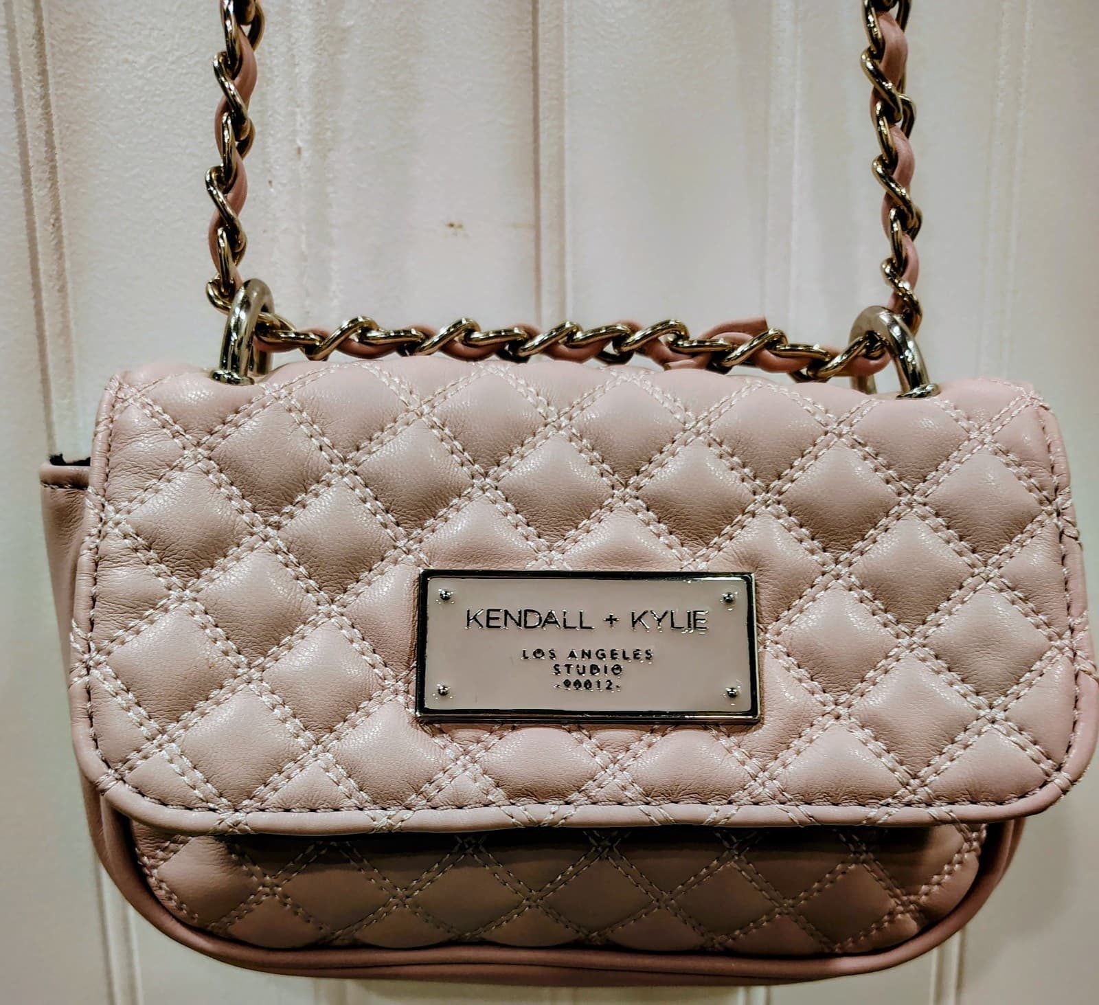 Kendall & Kylie Rose Pink Quilted Crossbody Bag With Chain - Thumbnail 2