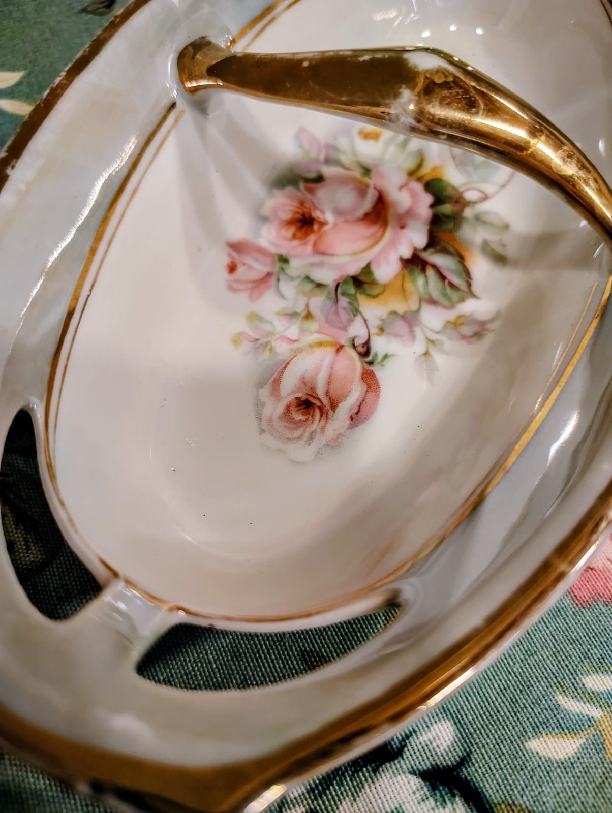 Vintage Made In Germany Porcelain Trinket Dish 1900-1920's EUC - Thumbnail 10