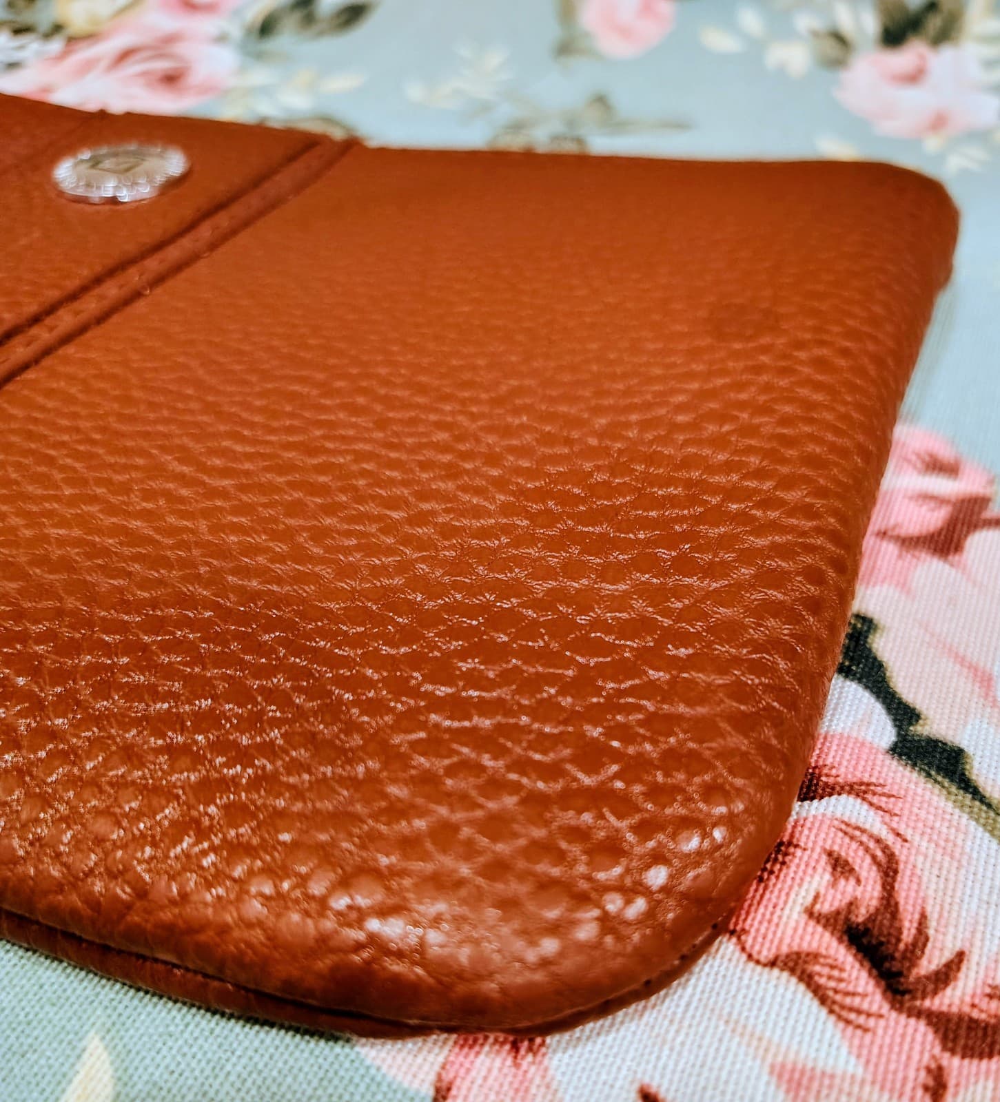 Stone Mountain Brown Large Pebbled Leather Wristlet Strap - Thumbnail 4