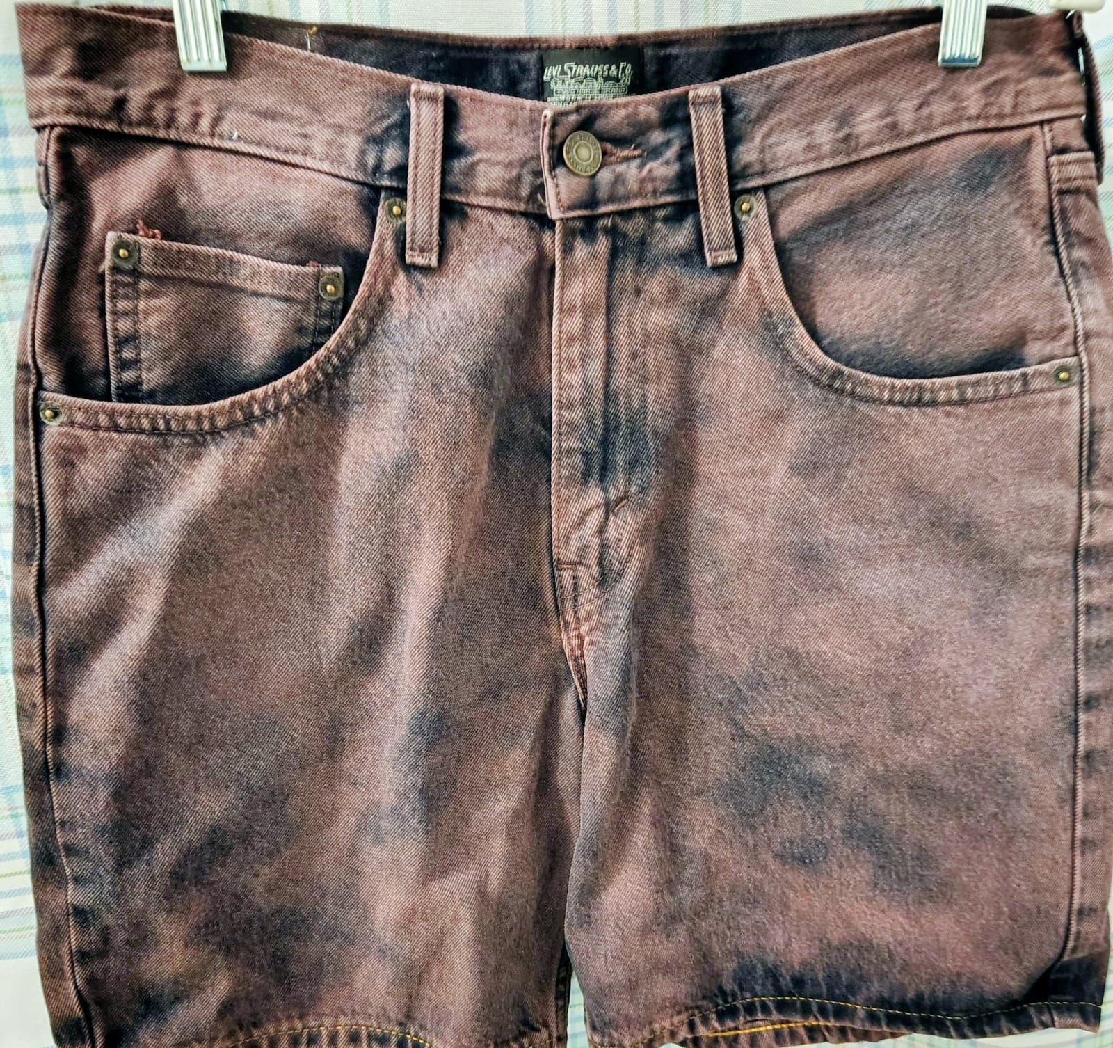 Levi's Denim Acid Wash Shorts Size 32