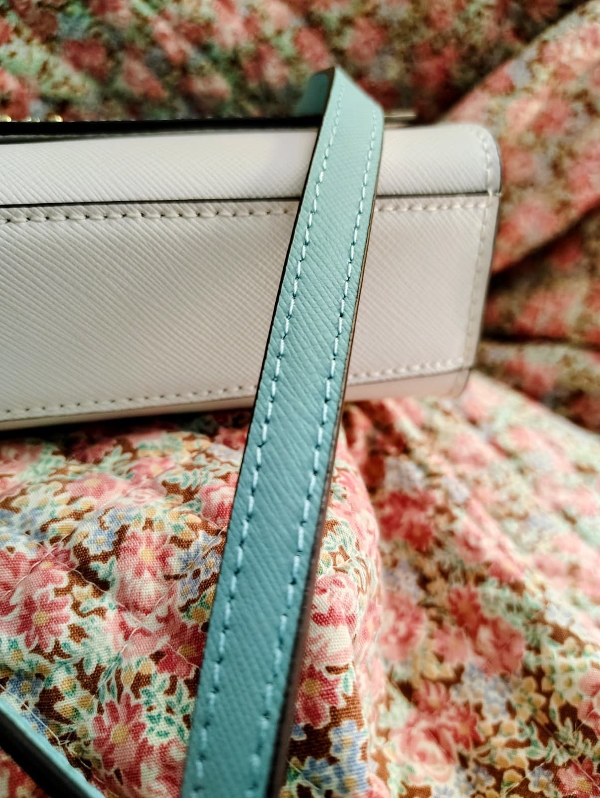 NWT Kate Spade New York Carson Women's Crossbody - Mint/White, MSRP 279.00 - Thumbnail 18