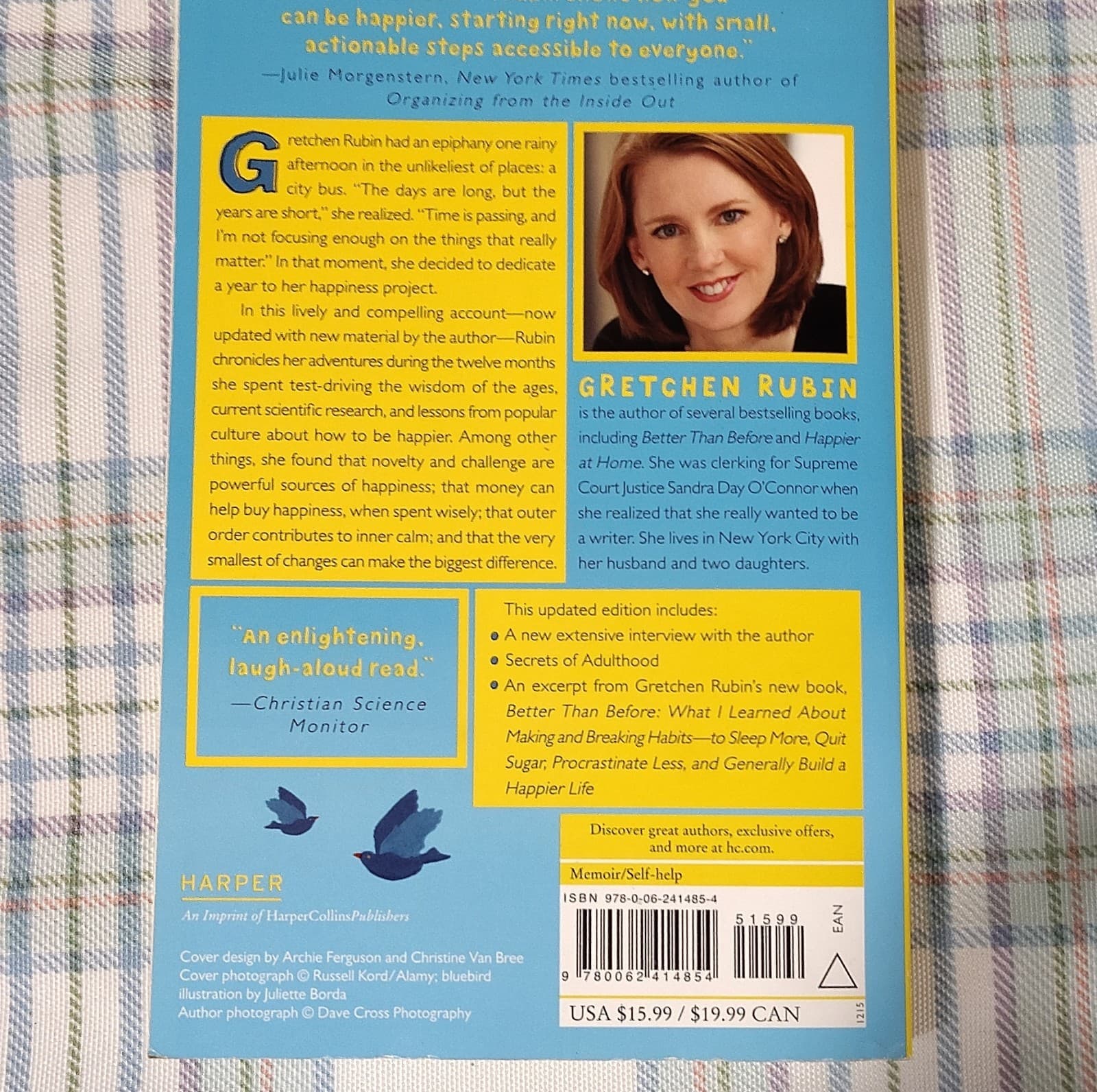 The Happiness Project by Gretchen Rubin, Trade Paperback 2015, HarperCollins, R… - Thumbnail 2