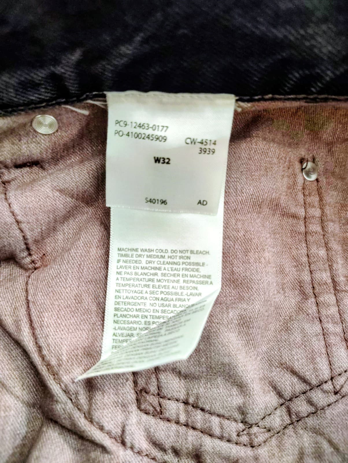 Levi's Denim Acid Wash Shorts Size 32 - Thumbnail 9