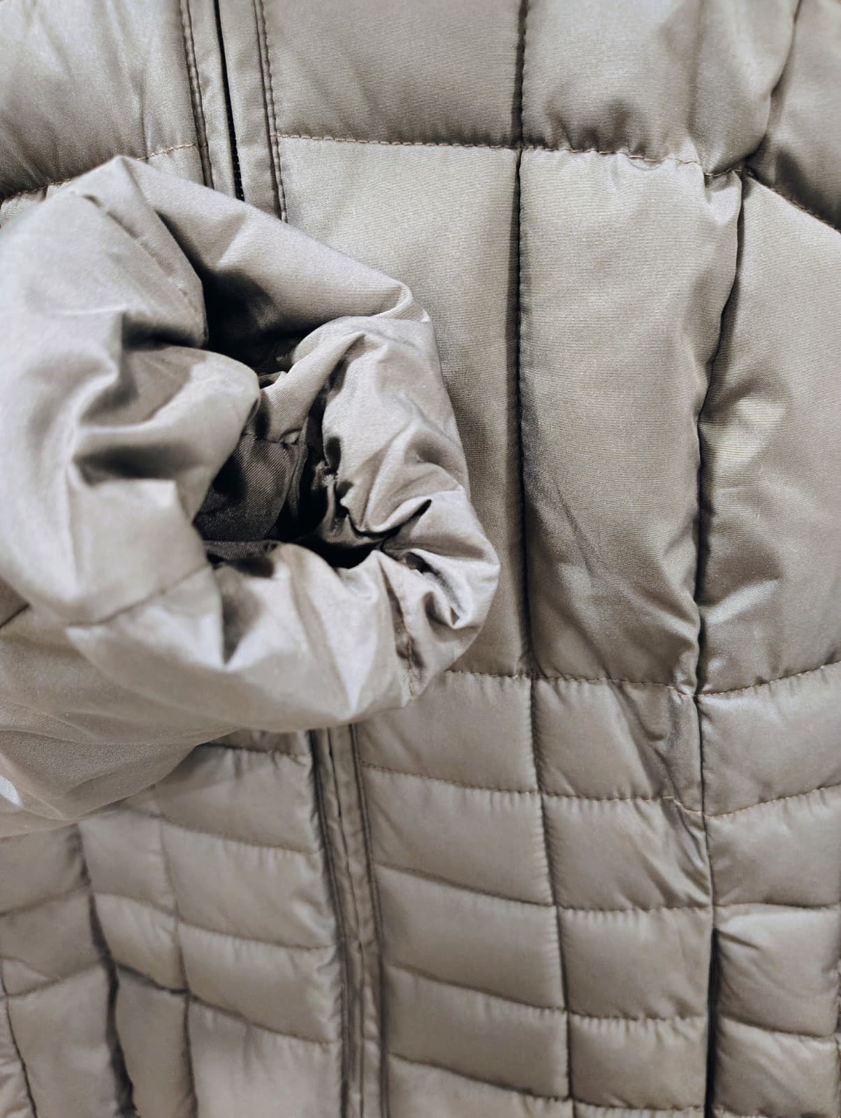NWOT Calvin Klein Women's Winter Puffer jacket coat, Charcoal Gray, Size M, $180 - Thumbnail 13