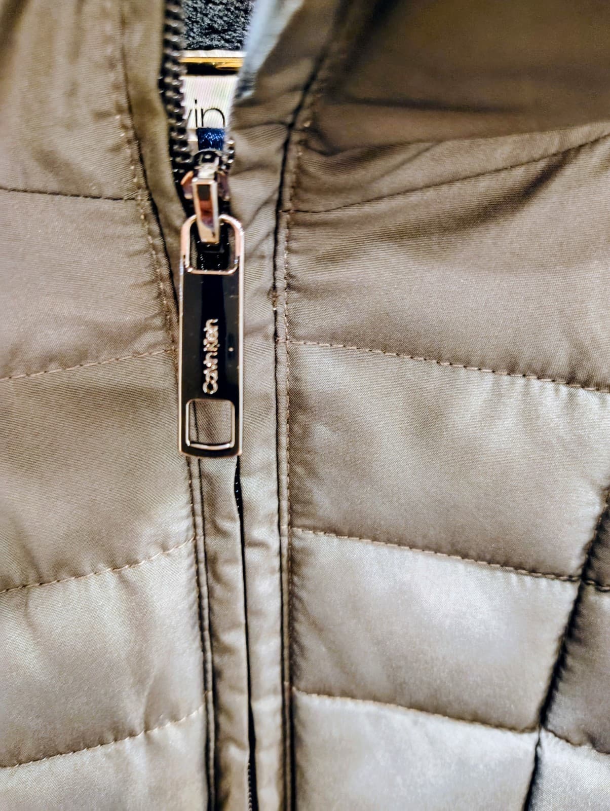 NWOT Calvin Klein Women's Winter Puffer jacket coat, Charcoal Gray, Size M, $180 - Thumbnail 3