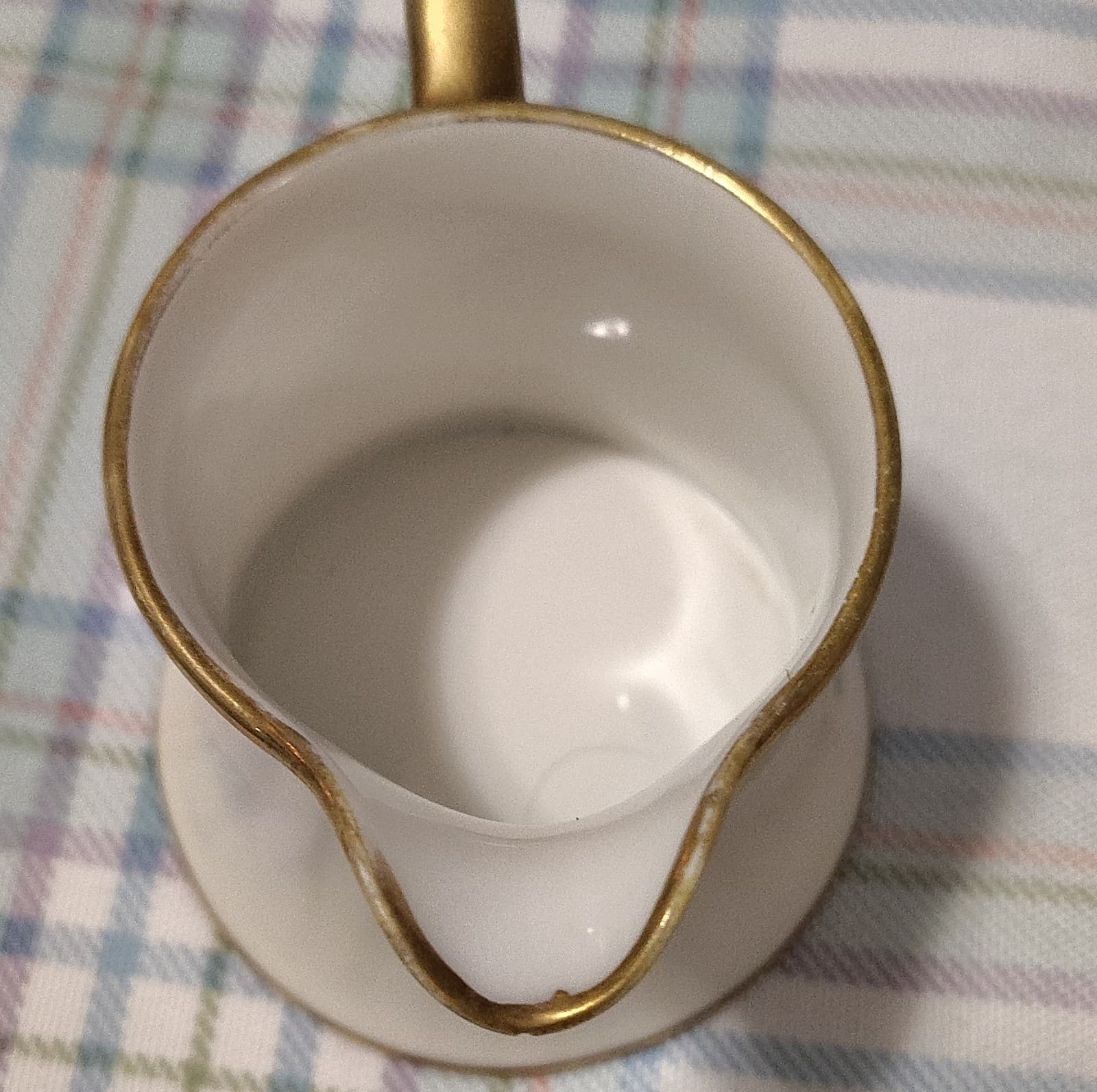 Vintage Nippon Hand Painted Floral Porcelain Creamer Gold Trim Vintage Pottery - Thumbnail 7