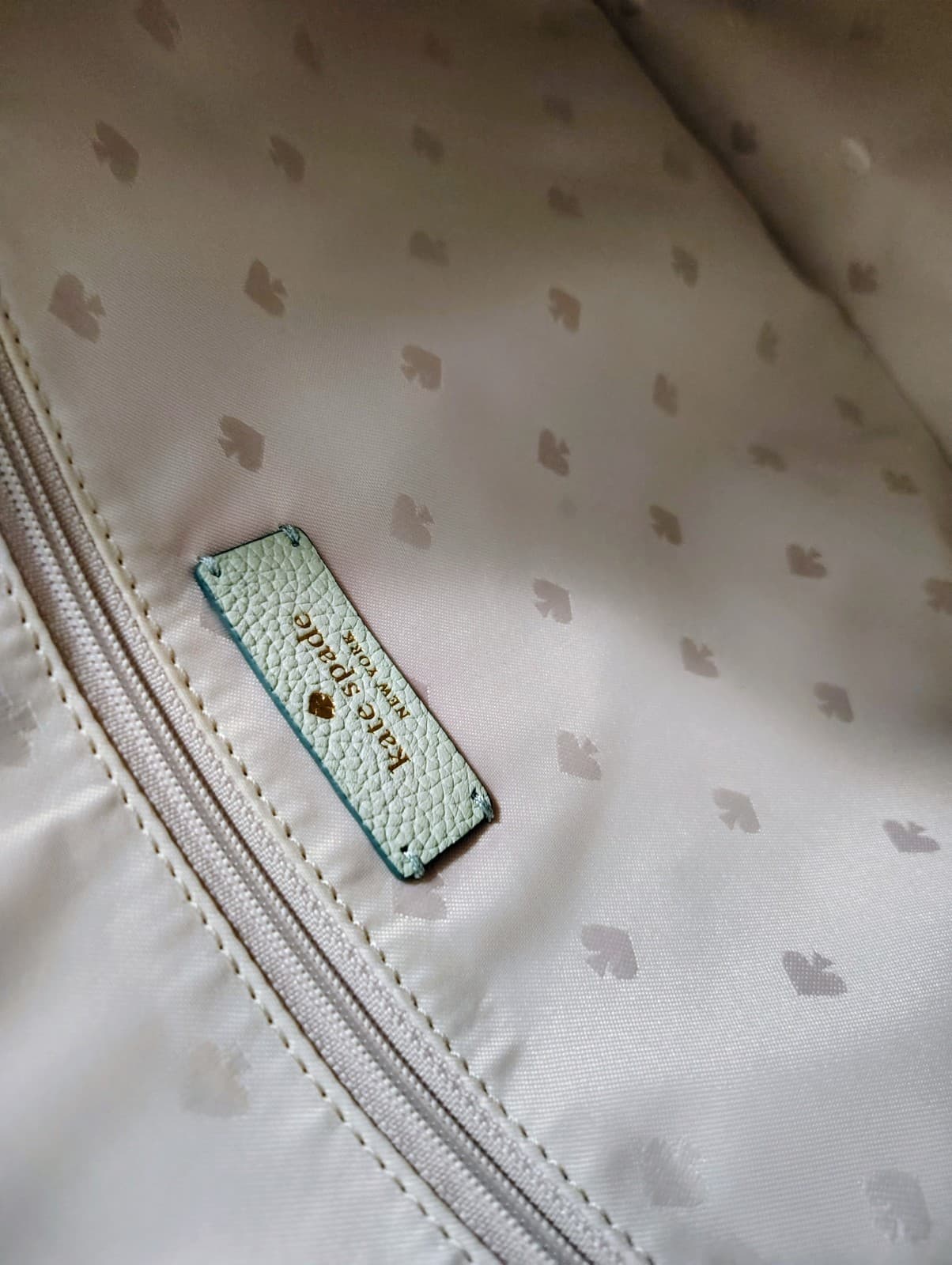 NEW Kate Spade Monet Large Mint Green Triple Pocket Shoulder Bag - Thumbnail 12