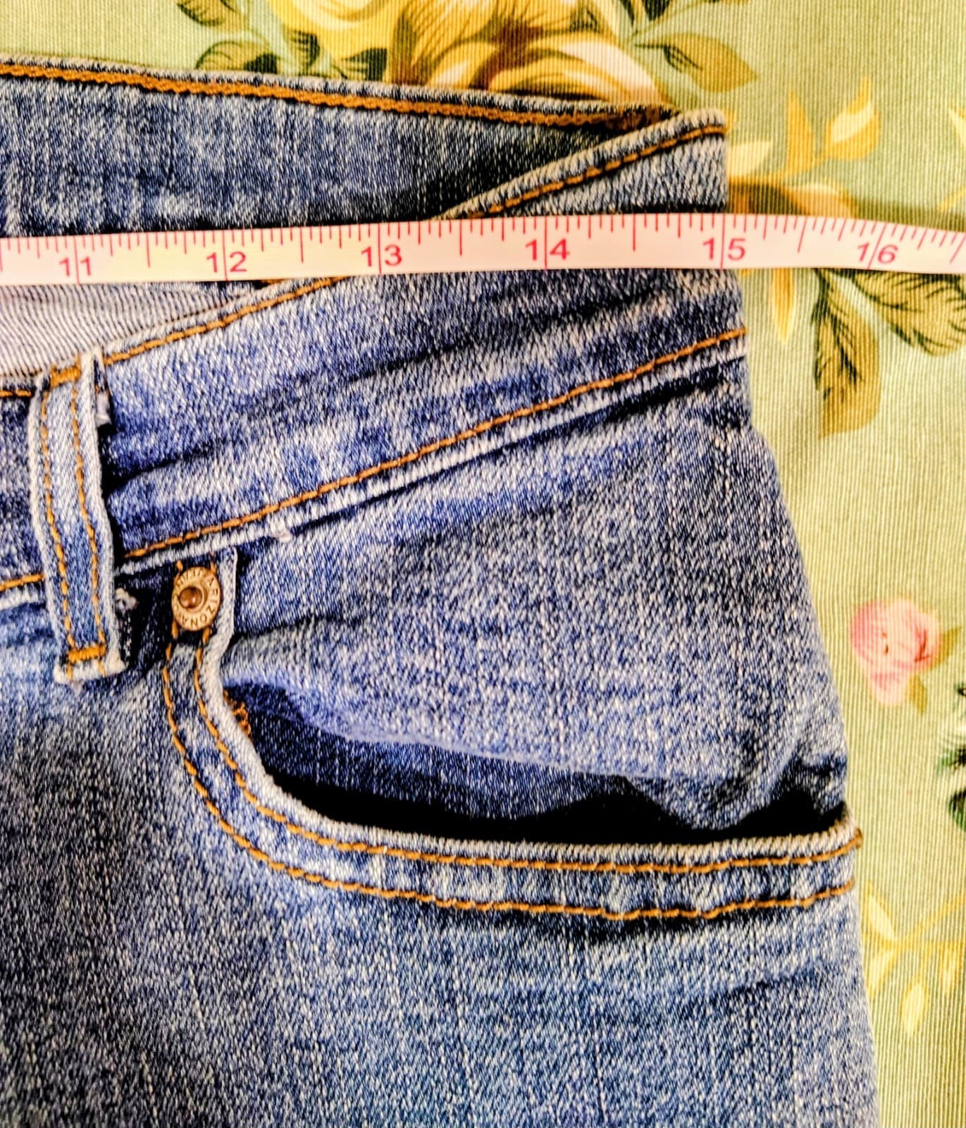 Arizona Jean Co. Girls Denim Jeans, Size 16 1/2 Plus - Thumbnail 4