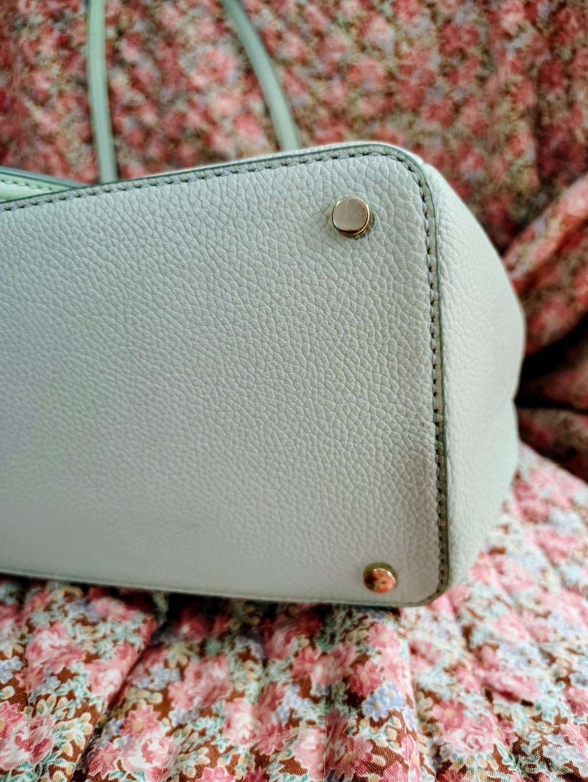 NEW Kate Spade Monet Large Mint Green Triple Pocket Shoulder Bag - Thumbnail 14