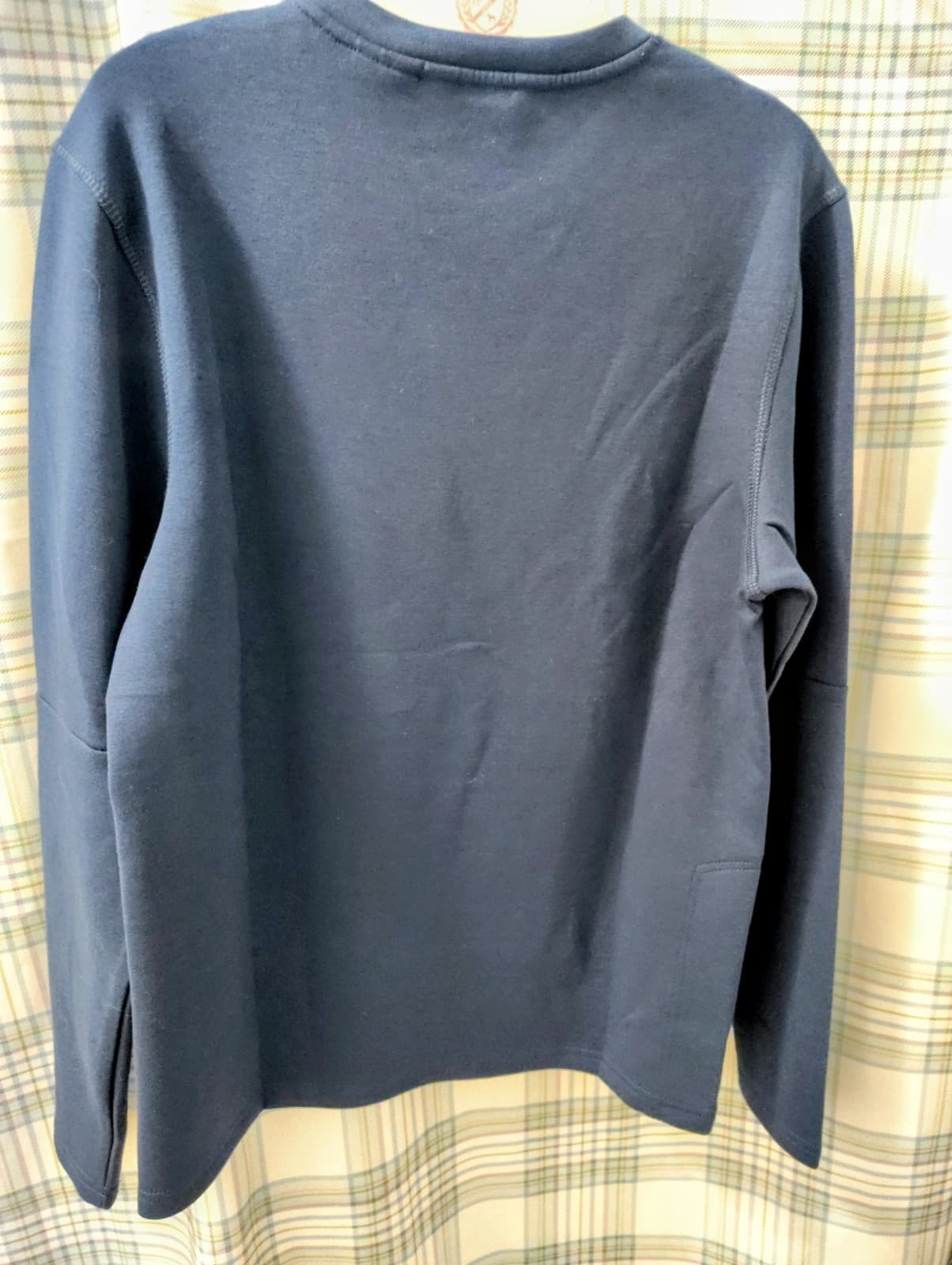 NWT Eddie Bauer men's Tech Crew Sweatshirt, dusty blue, Size Small - Thumbnail 6