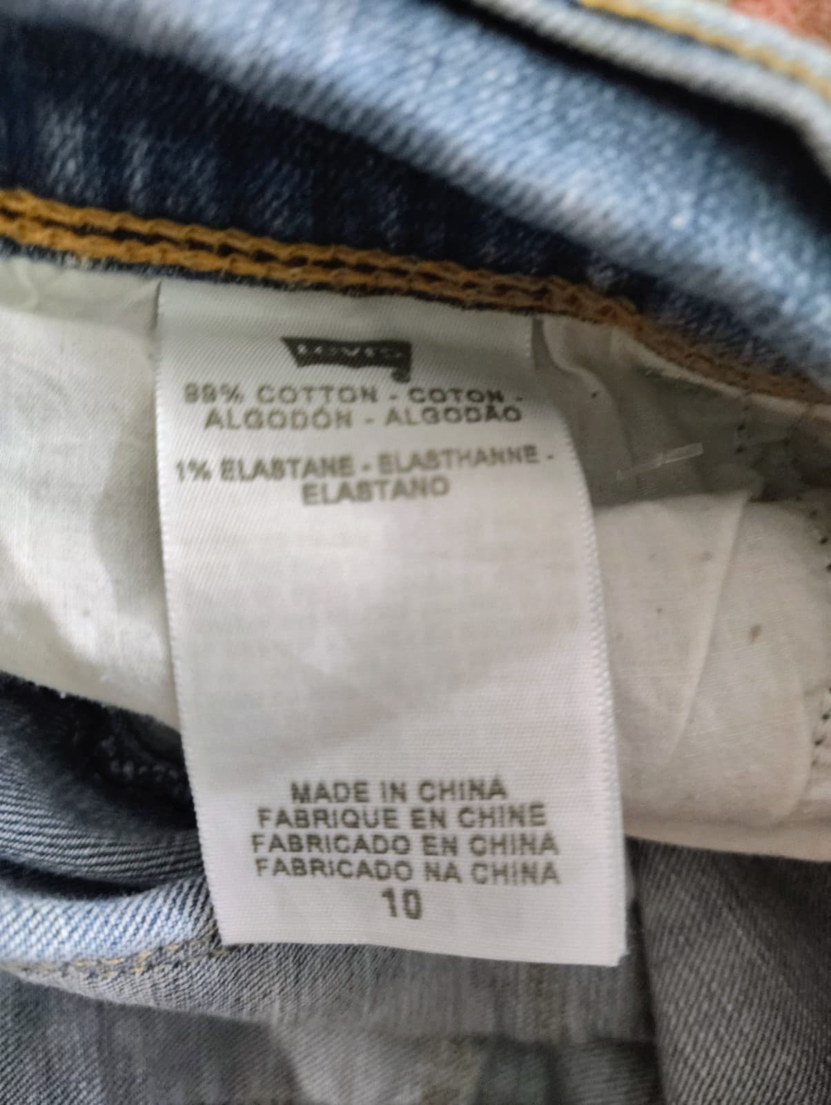 Levi’s 515 Bermuda Shorts Women’s Denim Blue Mid Rise Cuffed Mom Shorts Summer - Thumbnail 10