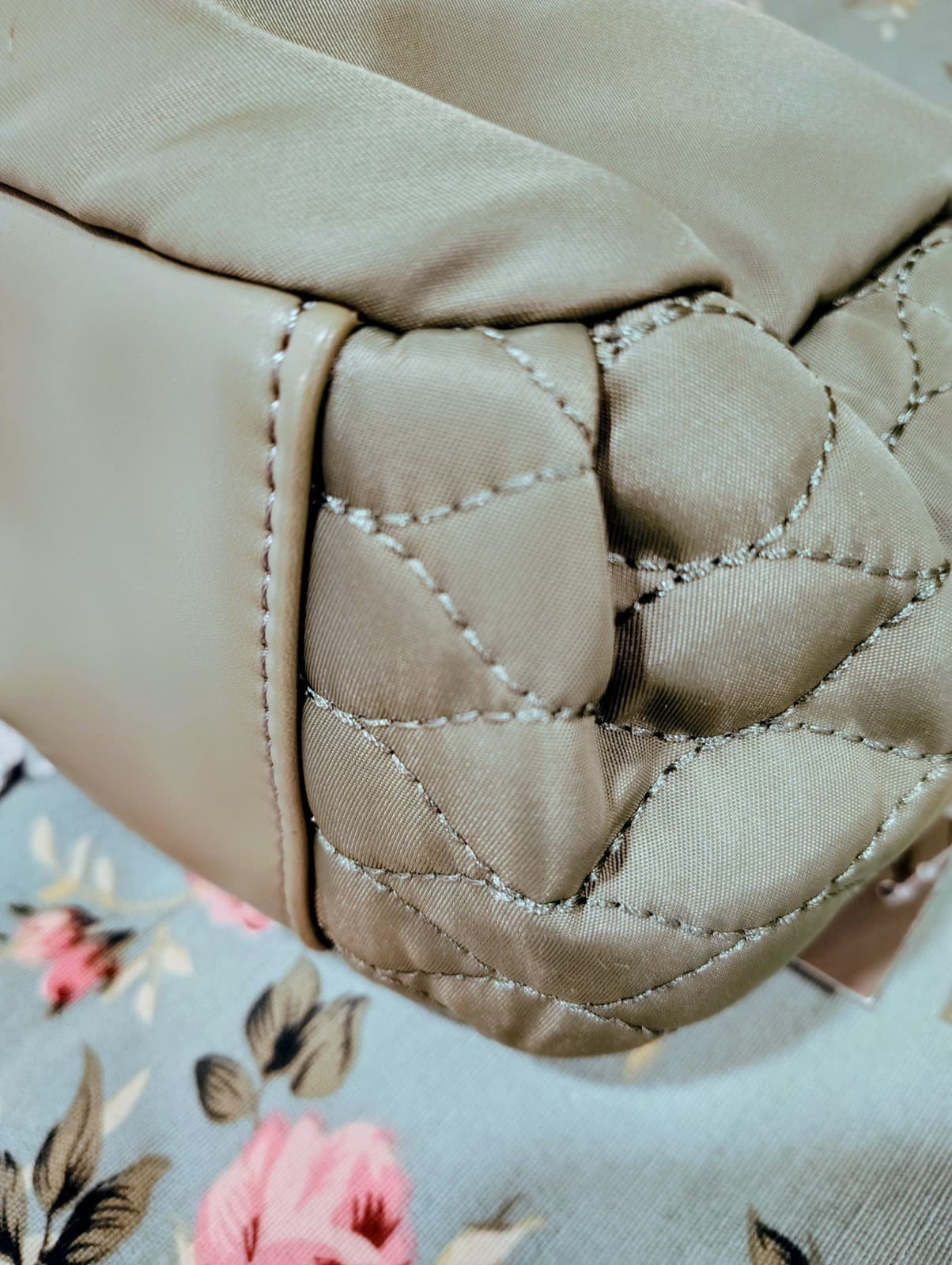 Bella Russo Sage Green Satchel Bag NWOT - Thumbnail 7