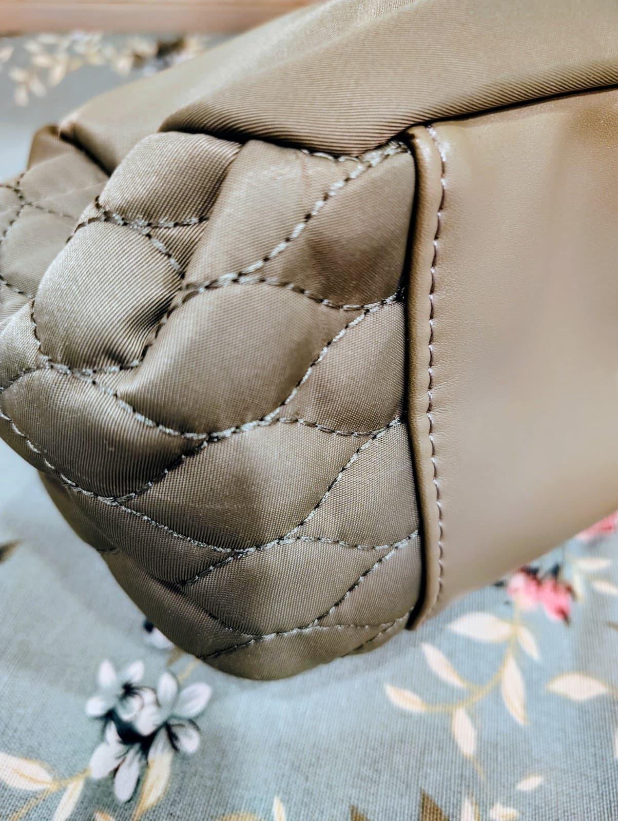 Bella Russo Sage Green Satchel Bag NWOT - Thumbnail 8
