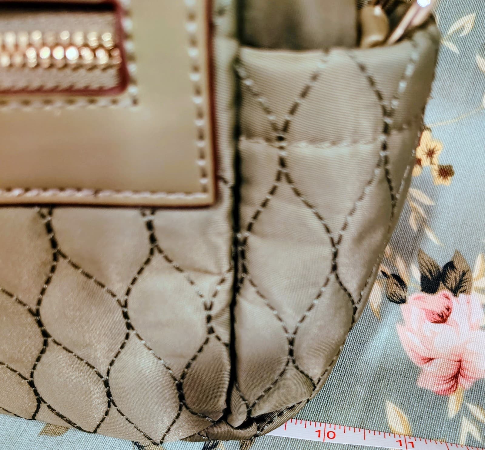 Bella Russo Sage Green Satchel Bag NWOT - Thumbnail 11