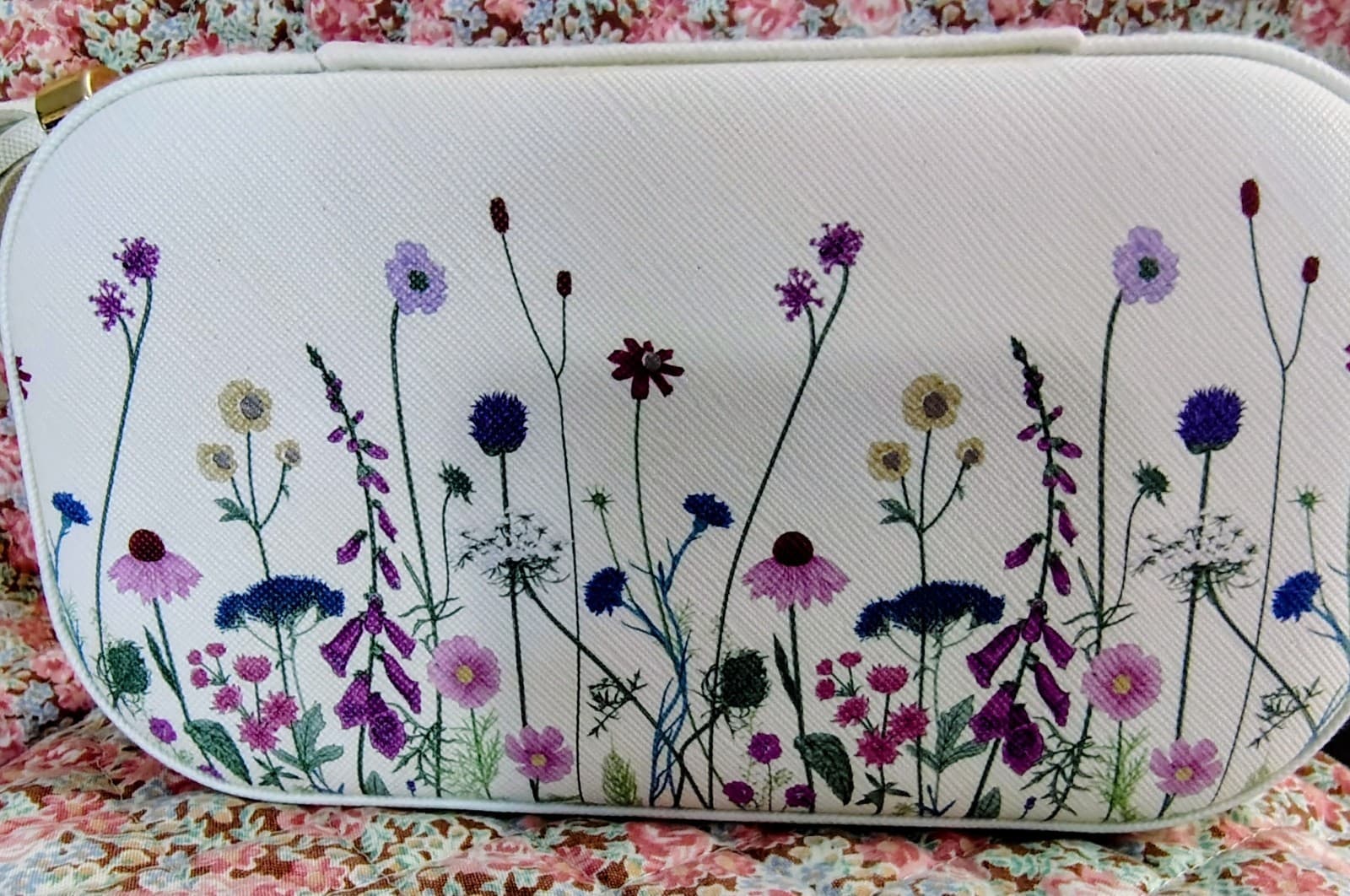 Portable White Jewelry Box Storage Organizer, "Cupcakes & Cashmere at Home" - Thumbnail 14